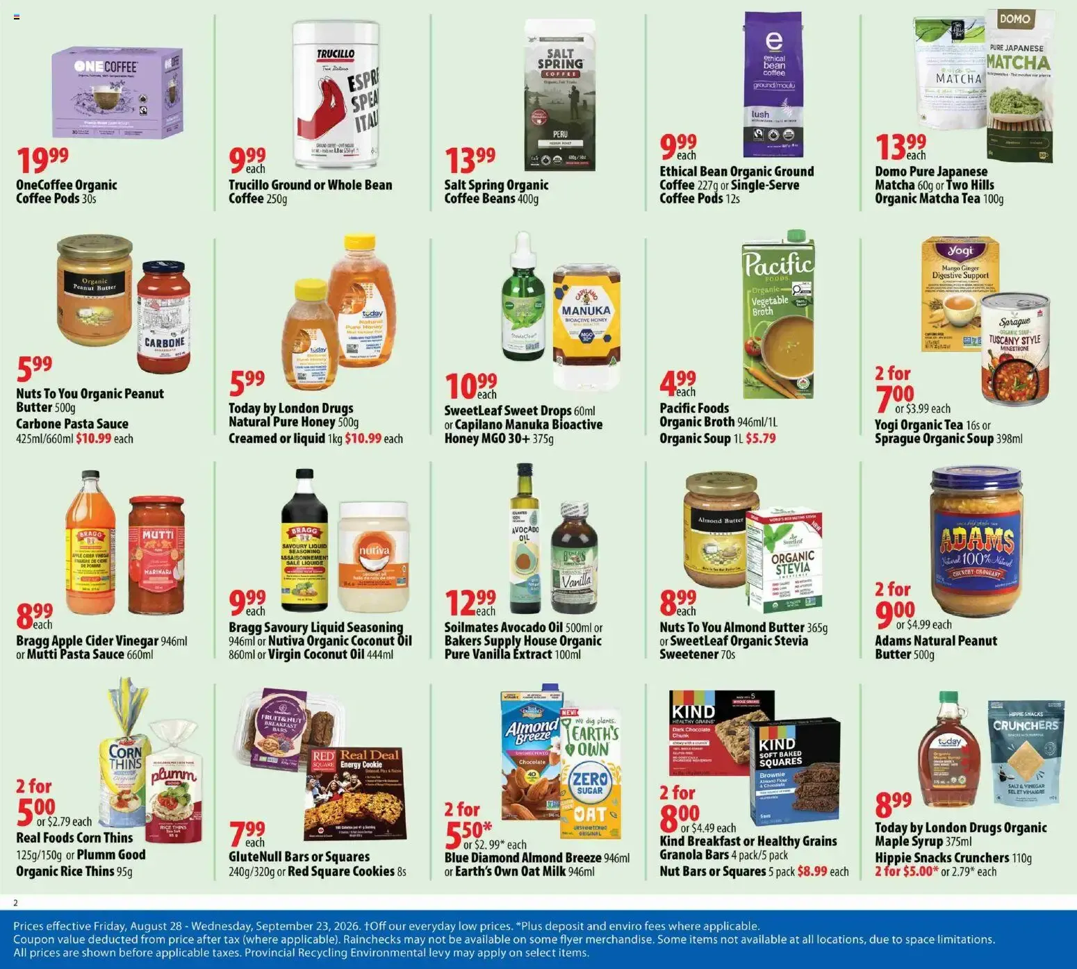 London Drugs flyer - Mindful Choices Insert from Aug 28, 2026 > weekly specials & deals from August 28 to September 23 2026 - flyer page 2