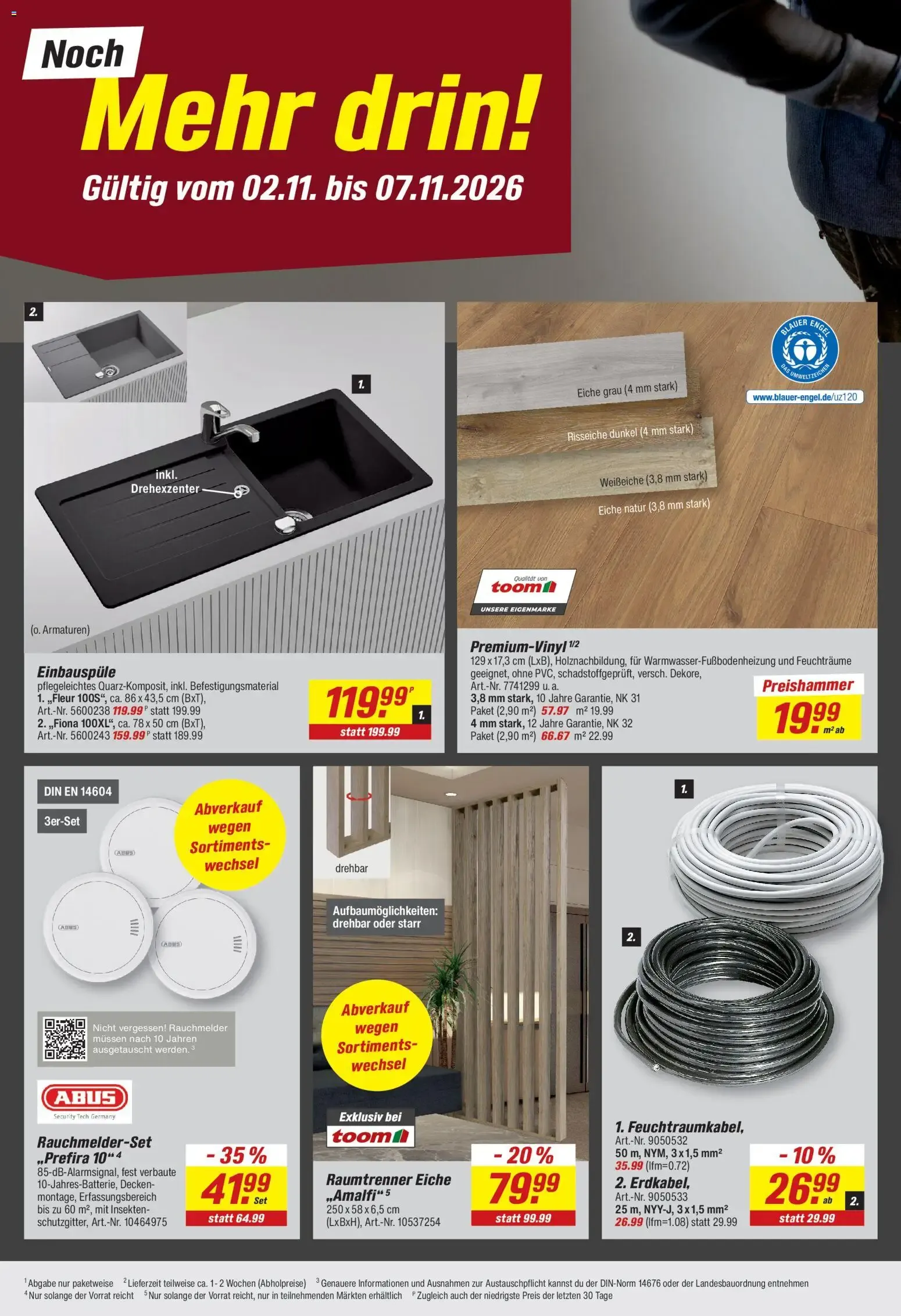 Toom: Noch Mehr drin! von 2. November bis 7. November 2026 - Prospekt seite 2