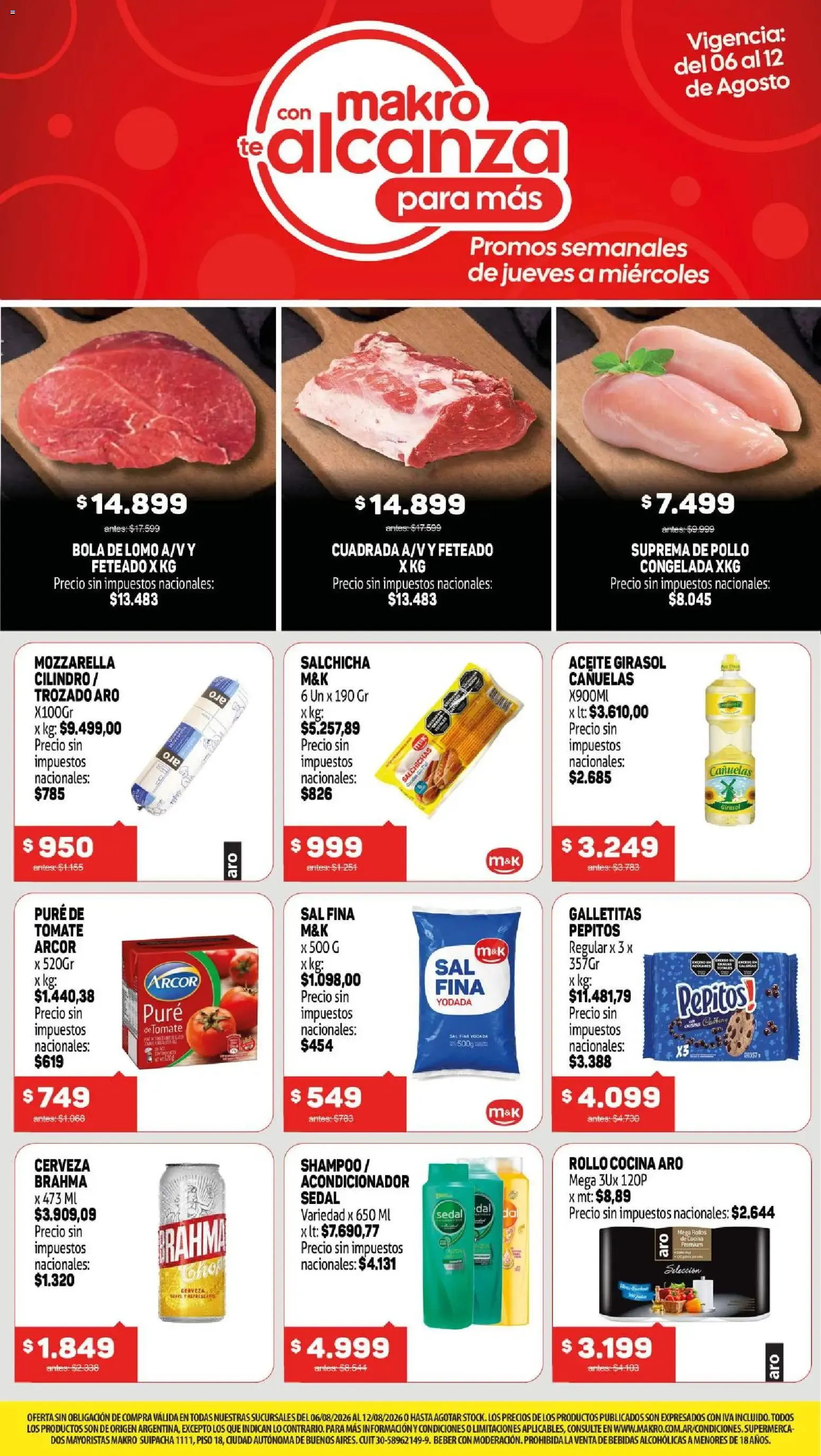 Ofertas de Makro ofertas 6 de agosto al 12 de agosto 2026 - Página 1 del catálogo