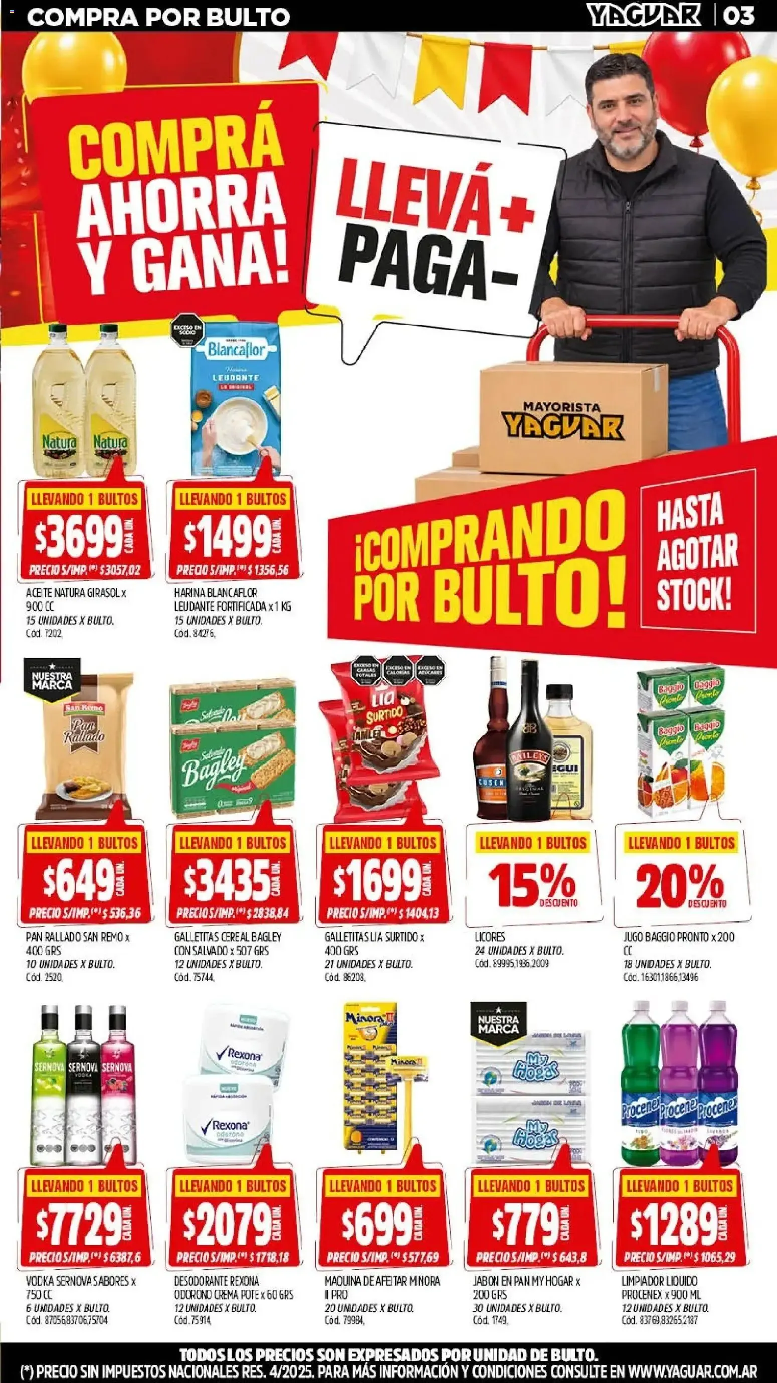 Ofertas de El Cumple del Año Mayorista Yaguar 5 de octubre al 11 de octubre 2026 - Página 2 del catálogo