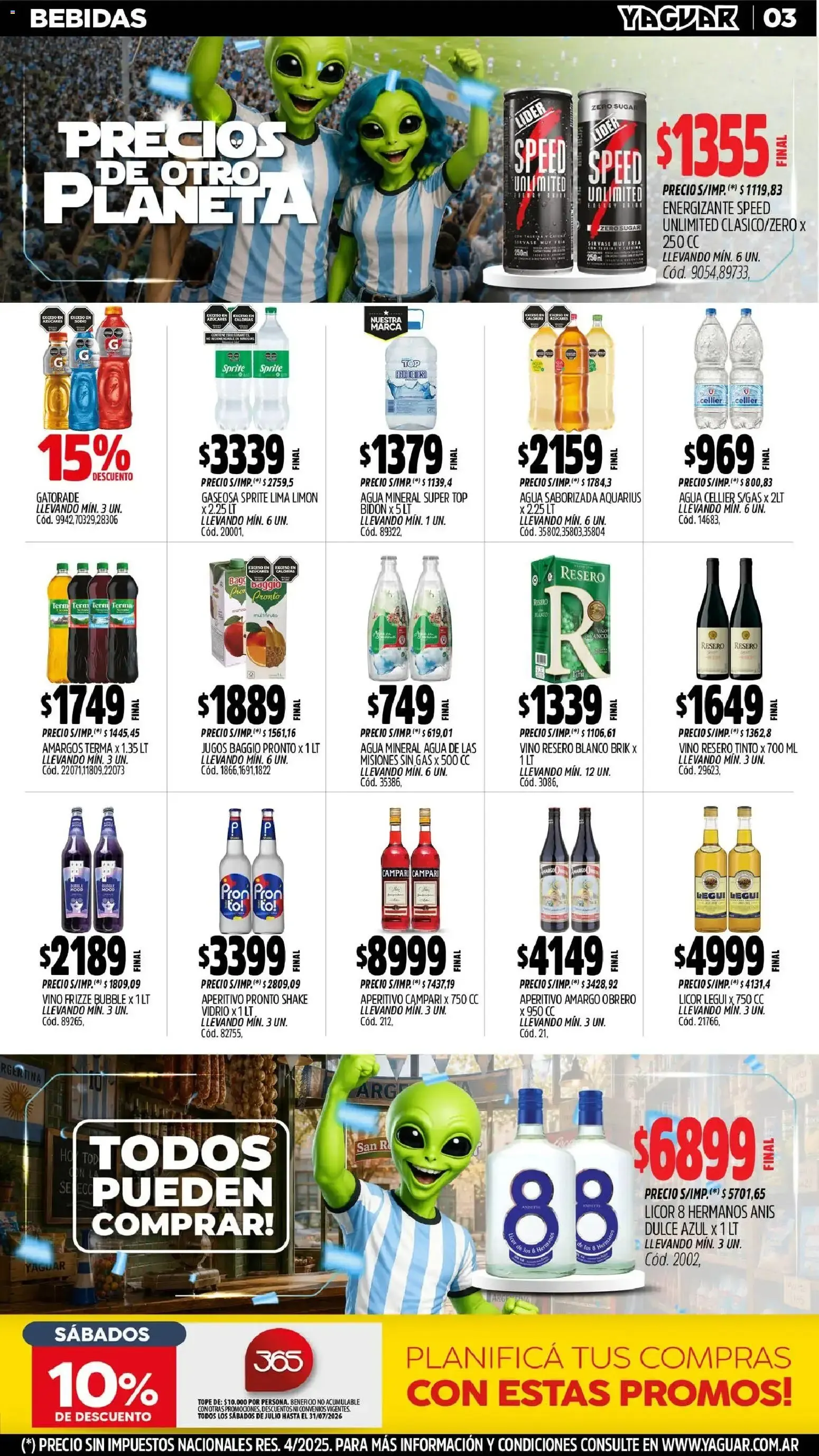 Ofertas de Yaguar - Oferta Semanal Misiones del 29/06/2026 - 05/07/2026 29 de junio al 5 de julio 2026 - Página 4 del catálogo