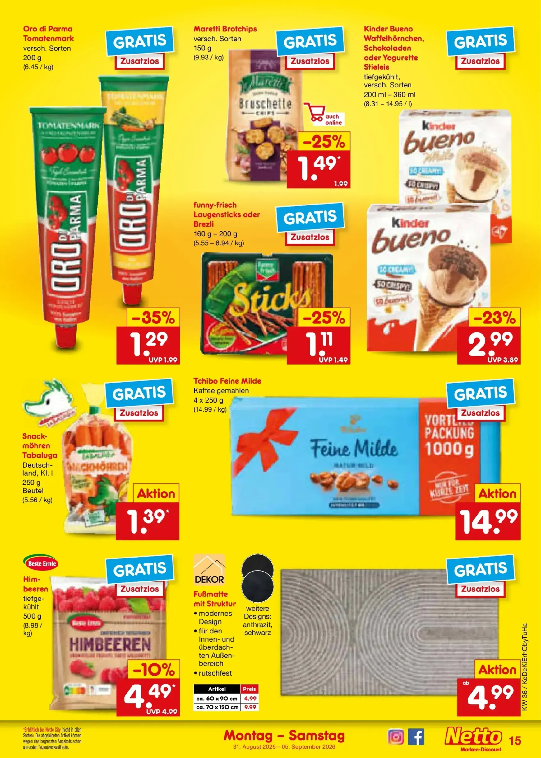 Netto Marken Discount Prospekt – von Montag 31.08.2026 bis Samstag 05.09.2026 von 31. August bis 5. September 2026 - Prospekt seite 20