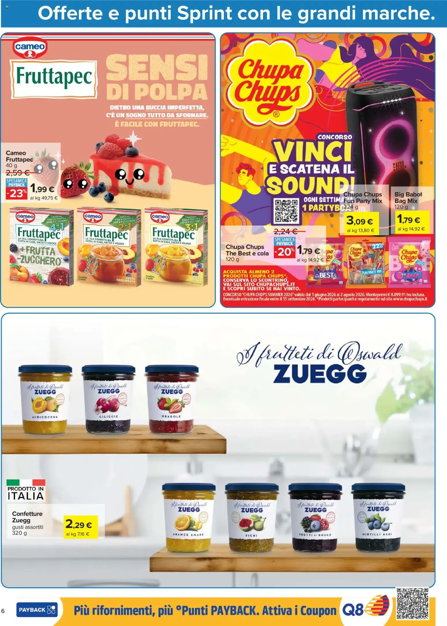 Nuovo Carrefour volantino Iper - Punti Sprint Payback dal 16/06/2026 > offerte anteprima 🛍️ da 16 giugno a 29 giugno di 2026 - Pagina del volantino 6