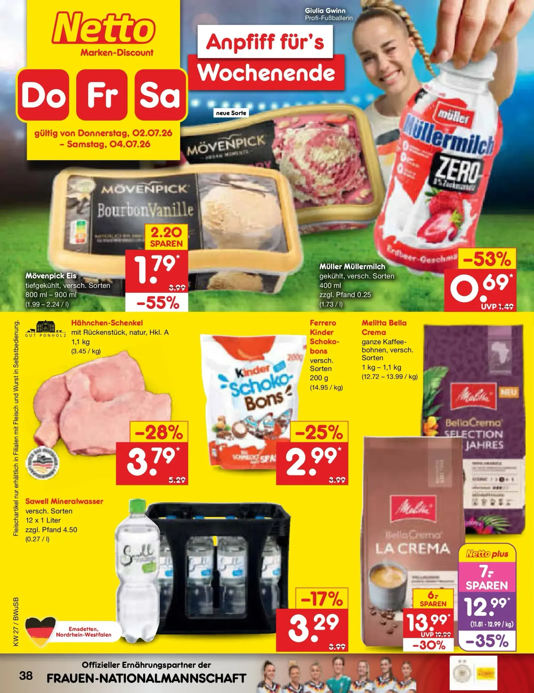 Netto Marken Discount - Sonderangebote Prospekt – von Montag 29.06.2026 bis Samstag 04.07.2026 von 29. Juni bis 4. Juli 2026 - Prospekt seite 57