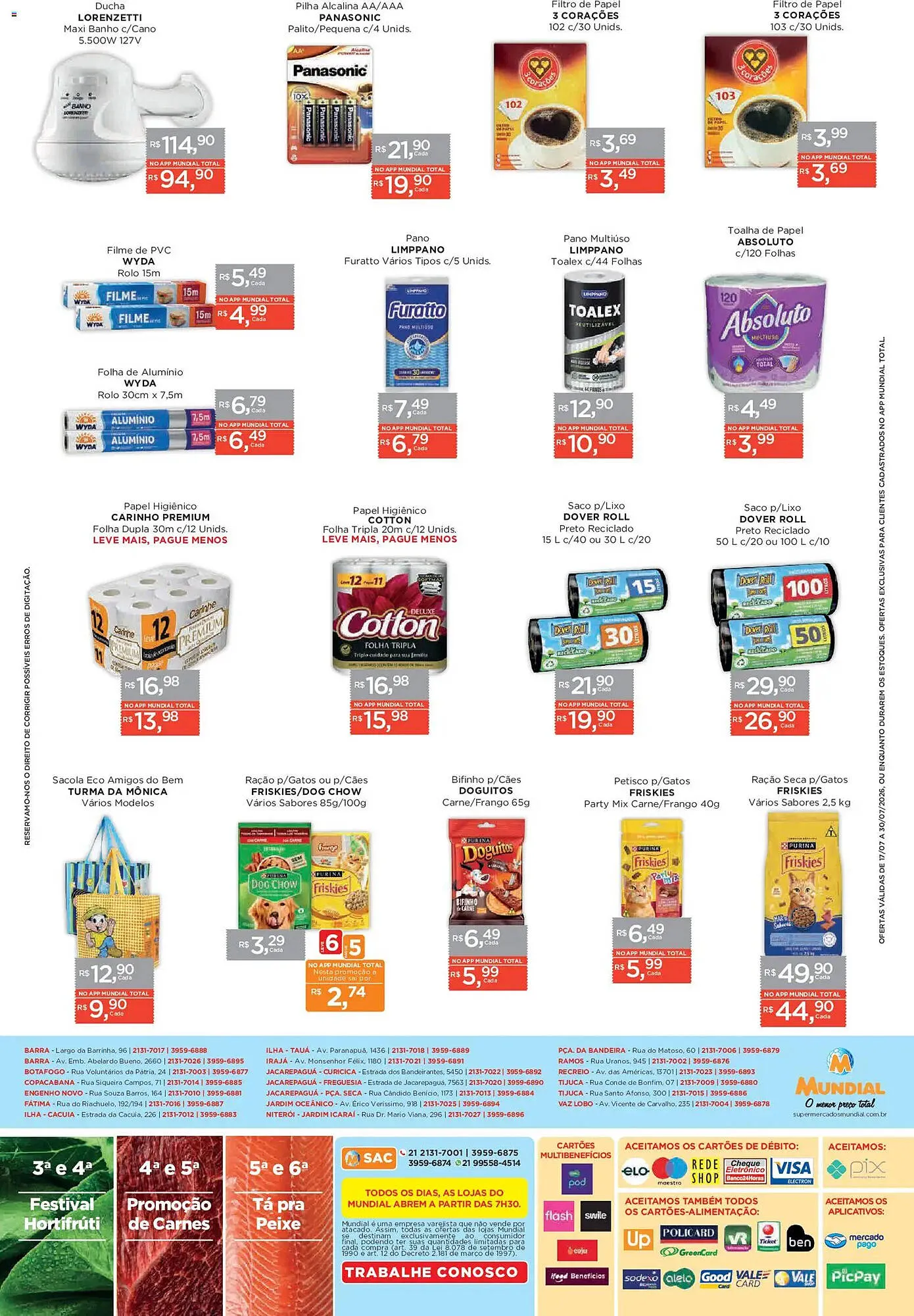 Encarte de Encarte Supermercados Mundial 17 de julho até 30 de julho 2026 - Pagina 12