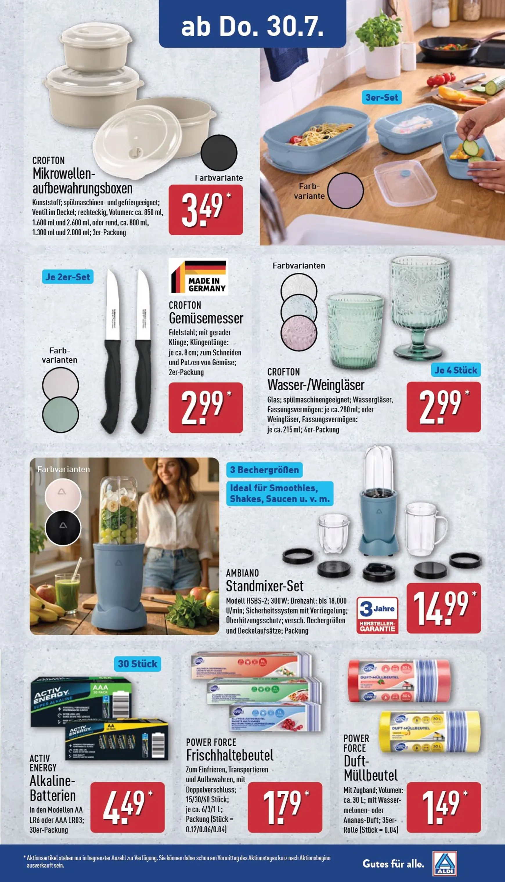 ALDI NORD - Ausblick Prospekt nächste Woche – von Montag 27.07.2026 bis Samstag 01.08.2026 von 27. Juli bis 1. August 2026 - Prospekt seite 13