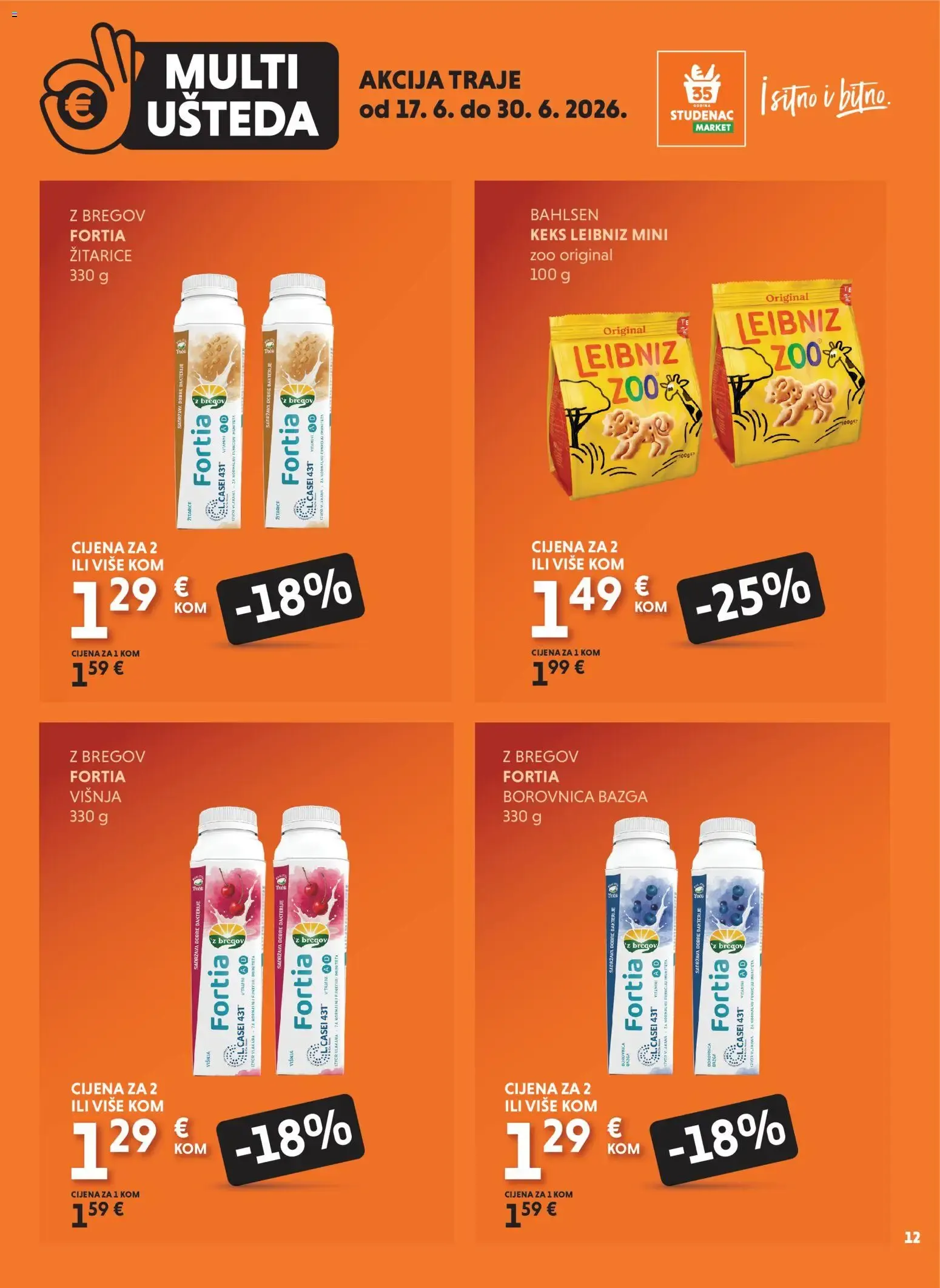 Katalog Uzmi više, plati manje: Multi Ušteda od 17. lipnja do 30. lipnja 2026. - Pregled Stranica 12