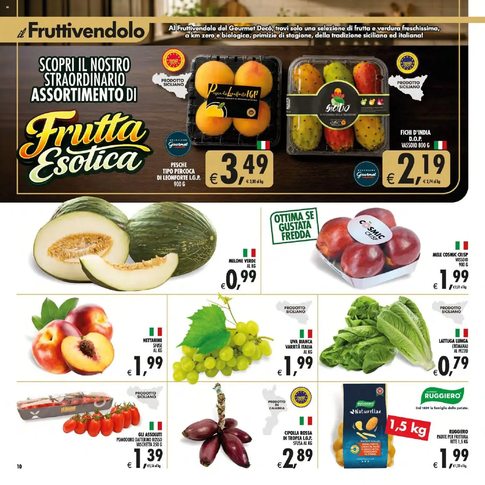 Nuovo Decò - Decò volantino Gourmet Sicilia dal 21/08/2026 > offerte anteprima 🛍️ da 21 agosto a 31 agosto di 2026 - Pagina del volantino 10