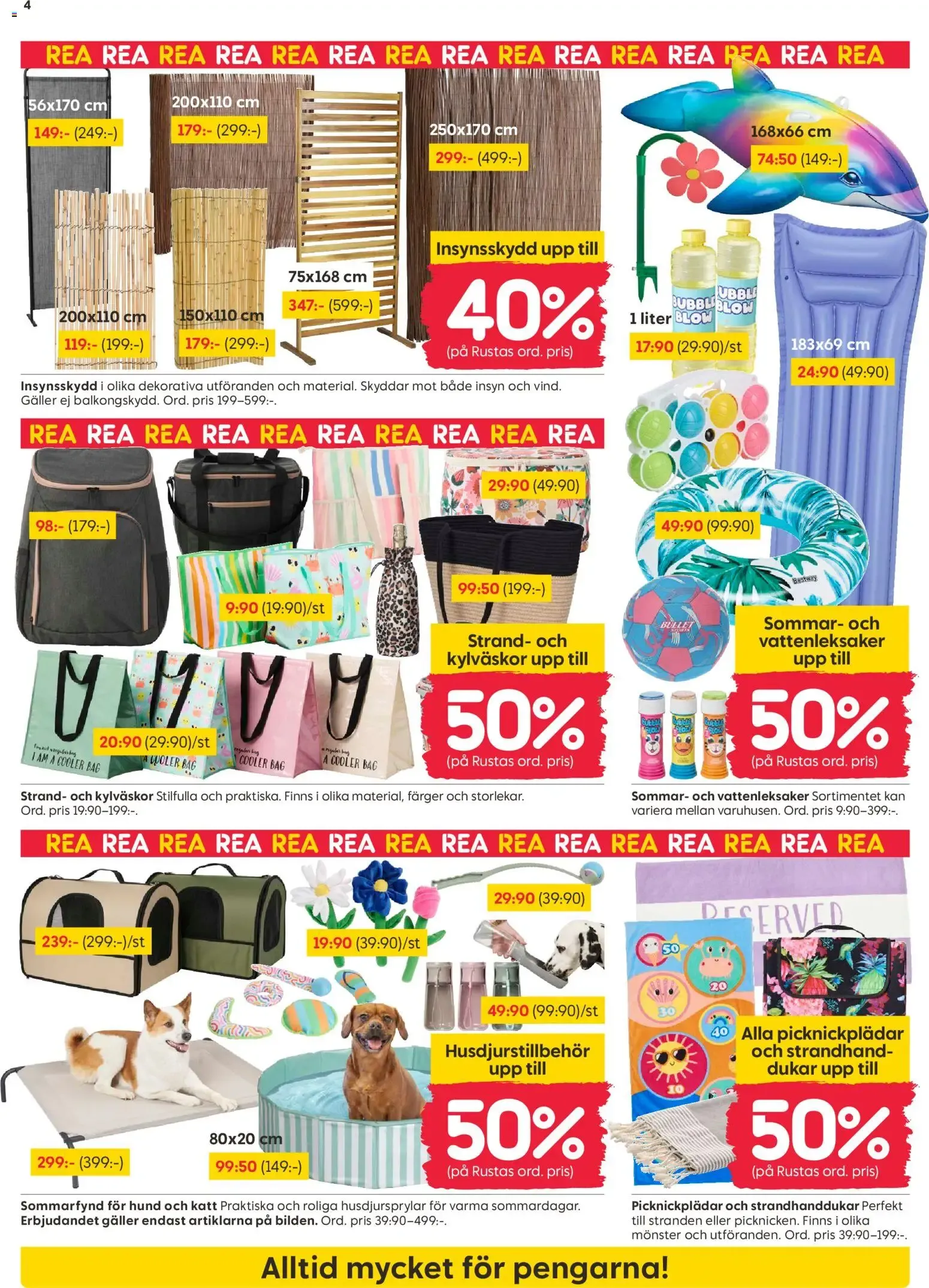 Rusta erbjudanden från 20/07/2026 - 26/07/2026 > Reklamblad nuvarande rabatter från 20 juli till 26 juli 2026 - Reklamblad sidor 4