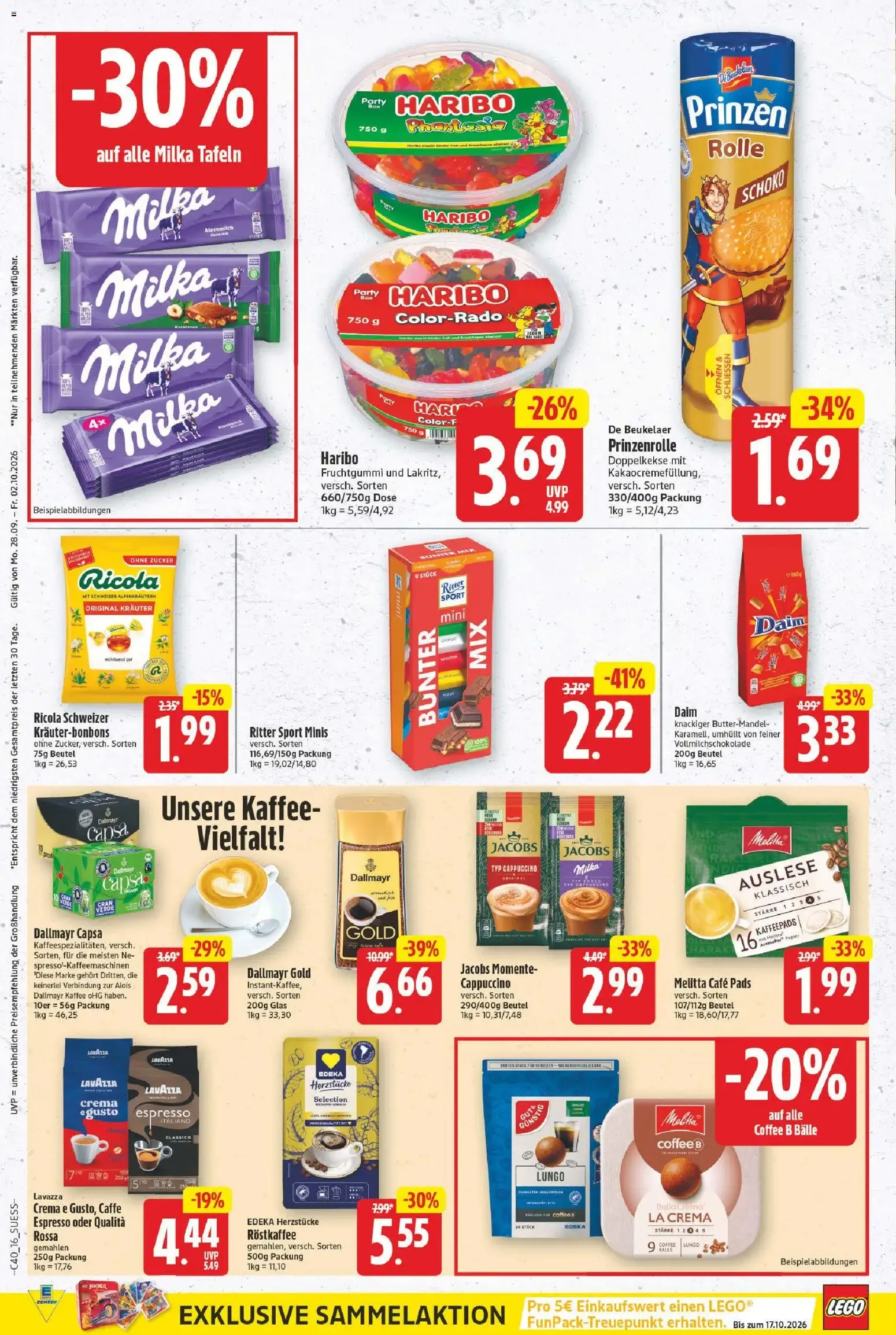 EDEKA Center - 20% Rabatt auf EDEKA Bio Milch-, Joghurt- und Quarkartikel von 28. September bis 2. Oktober 2026 - Prospekt seite 16