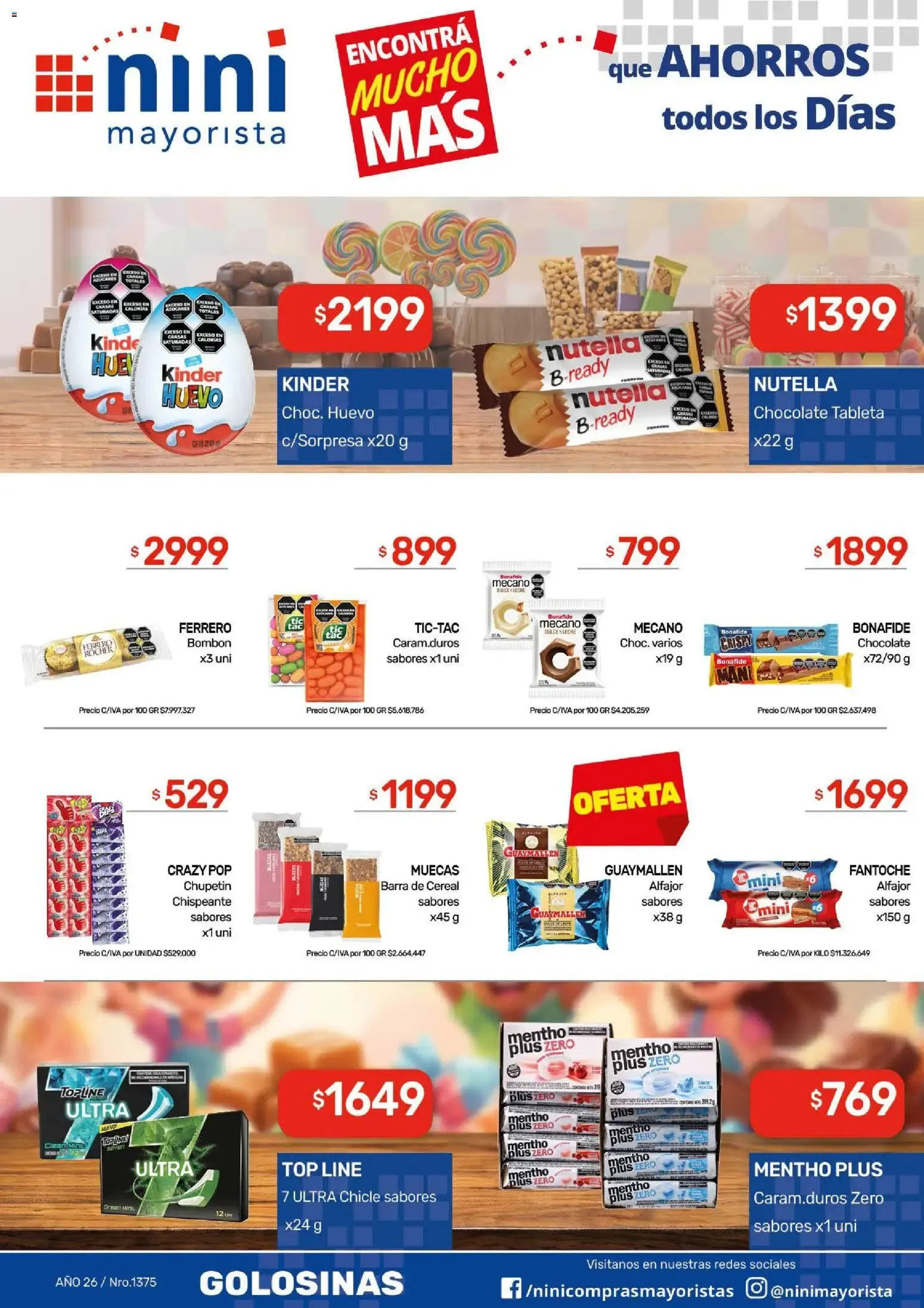 Ofertas de NINI Mayorista catálogo del 31/08/2026 - 06/09/2026 31 de agosto al 6 de septiembre 2026 - Página 34 del catálogo