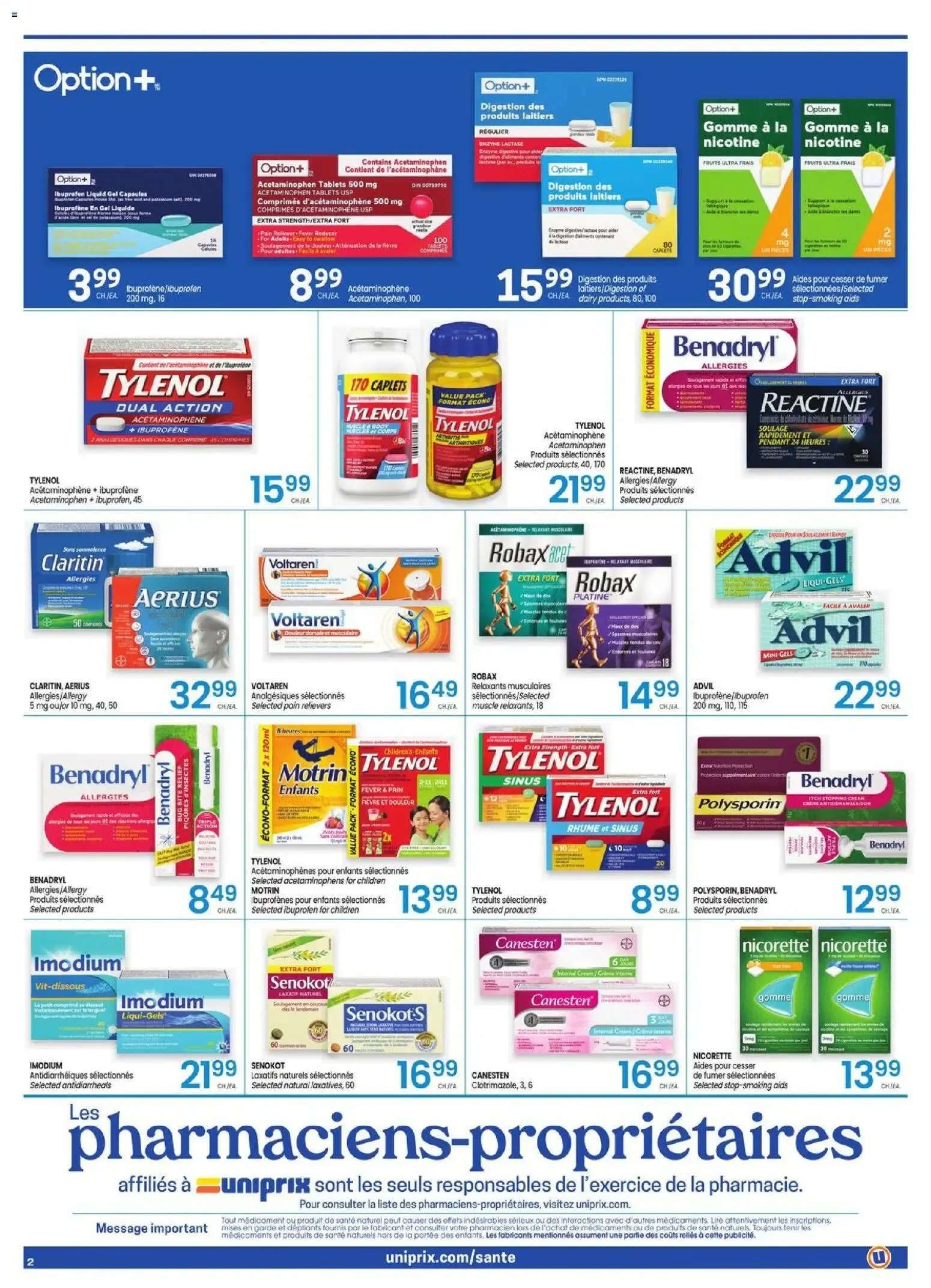 Uniprix - Uniprix Sante from Aug 13, 2026 > weekly specials & deals from August 13 to August 19 2026 - flyer page 2