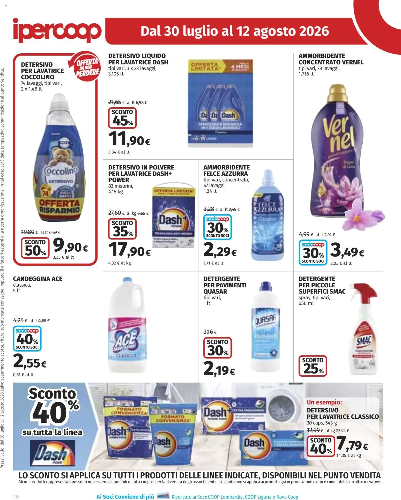 Anteprima volantino Ipercoop dal 30/07/2026 - nuovo offerte da 30 luglio a 12 agosto di 2026 - Pagina del volantino 20