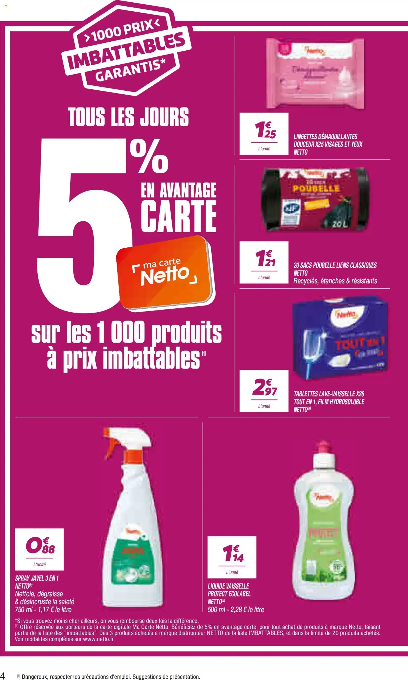 Netto catalogue à partir du 04/08/2026 - promo en ligne du 4 août au 17 août 2026 - Catalogue page 4