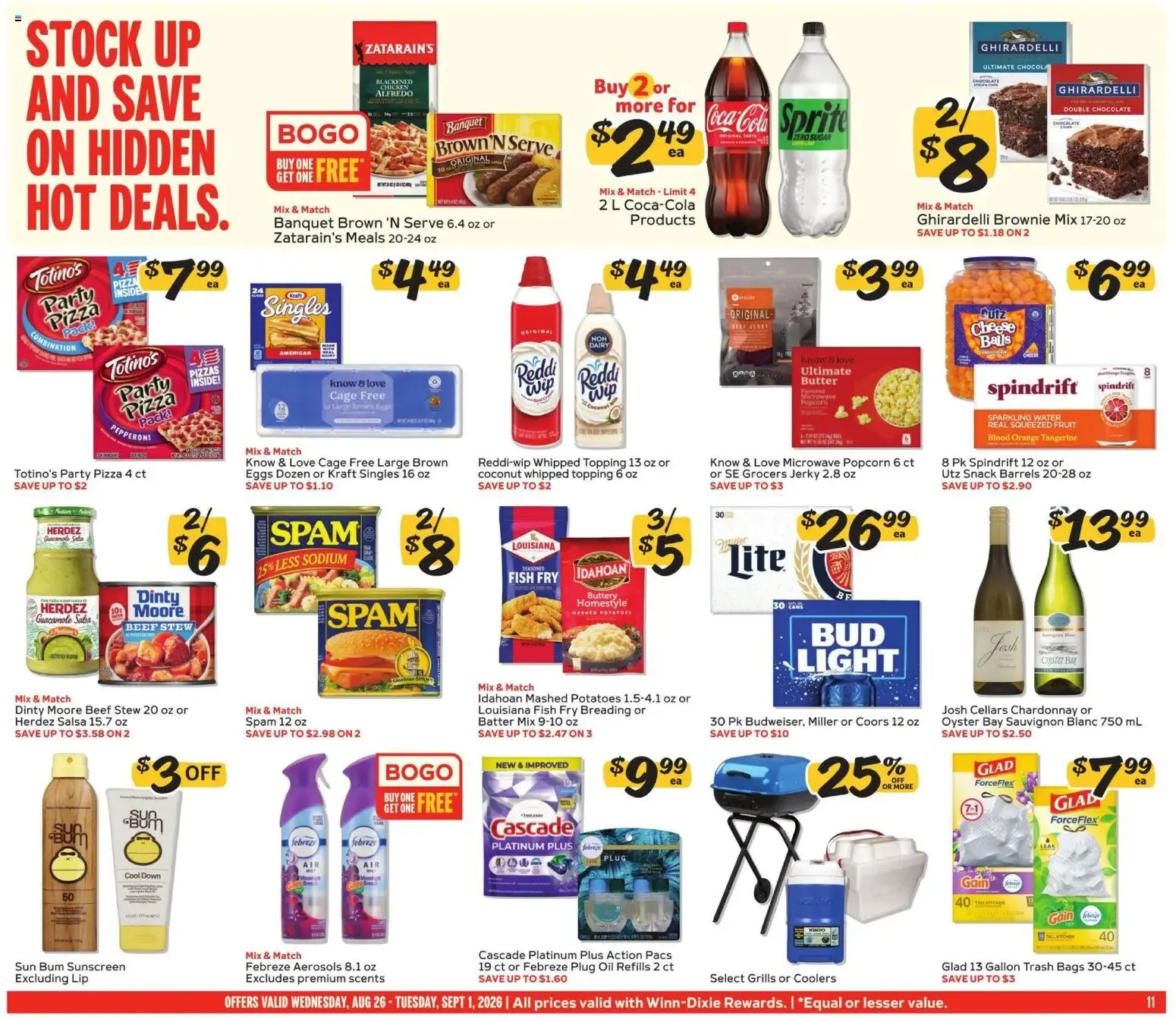 Weekly ad Winn Dixie Weekly Ad (08/26 - 09/01 2026) - Flyer from August 26 to September 1 2026 - Page 11