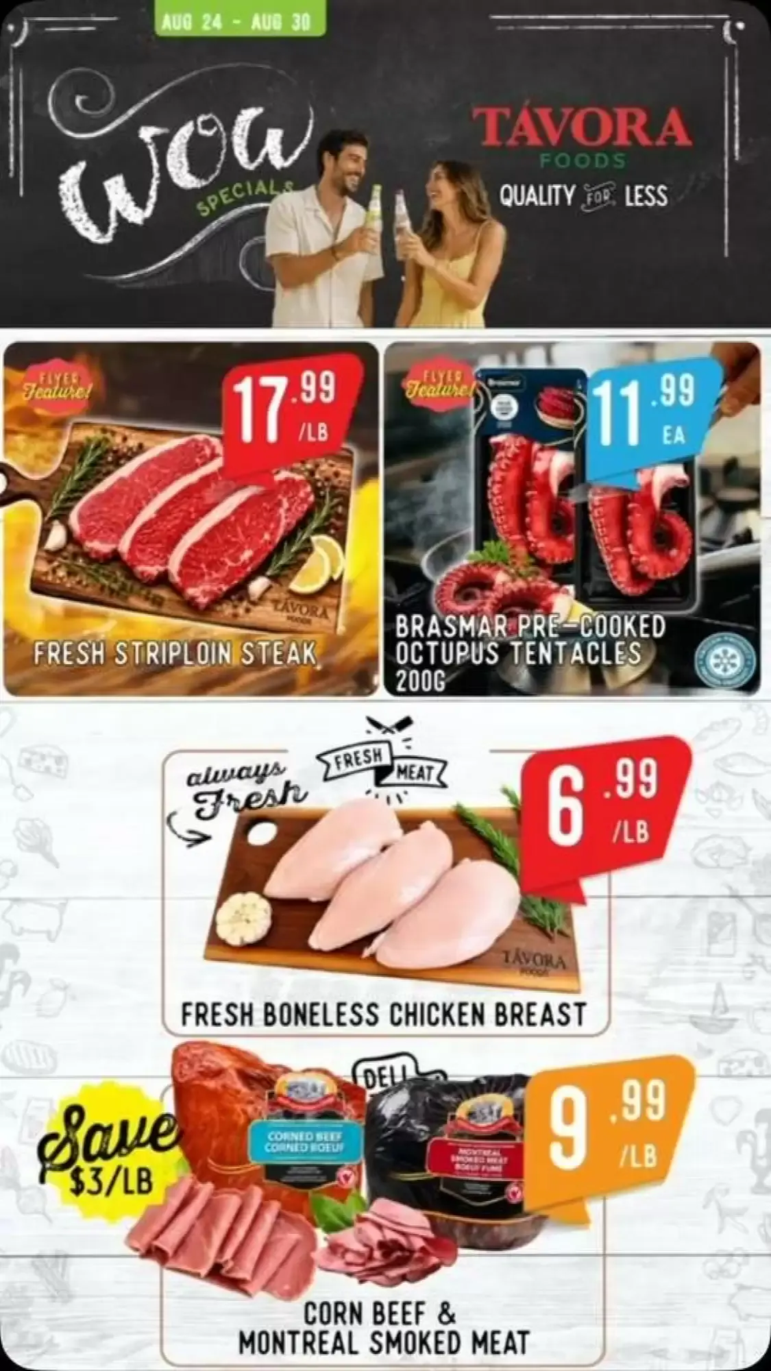 Tavora Foods flyer week 35 from August 24 to August 30 2026 - flyer page 1