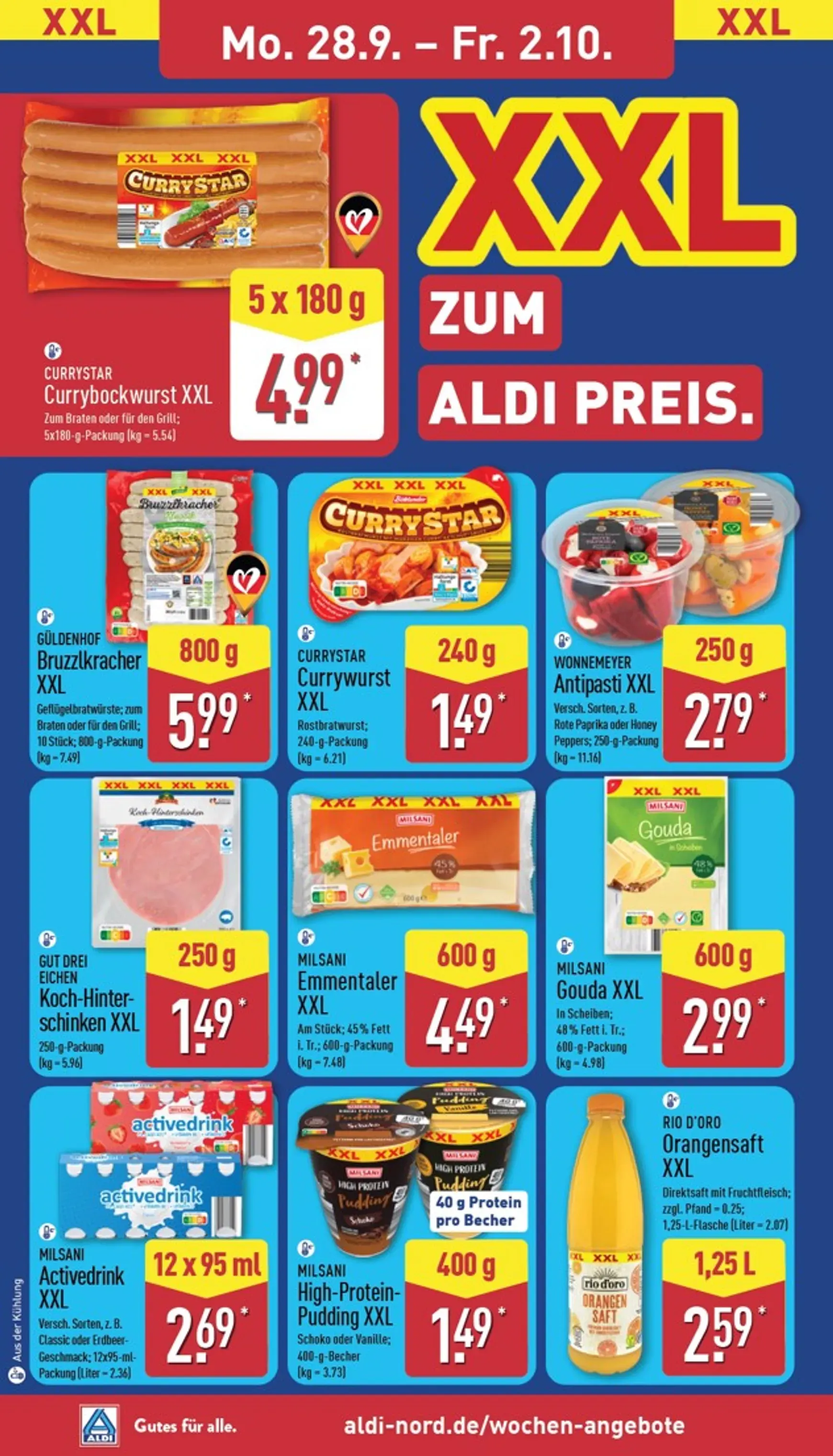 ALDI: XXL Zum Aldi Preis von 28. September bis 2. Oktober 2026 - Prospekt seite 10