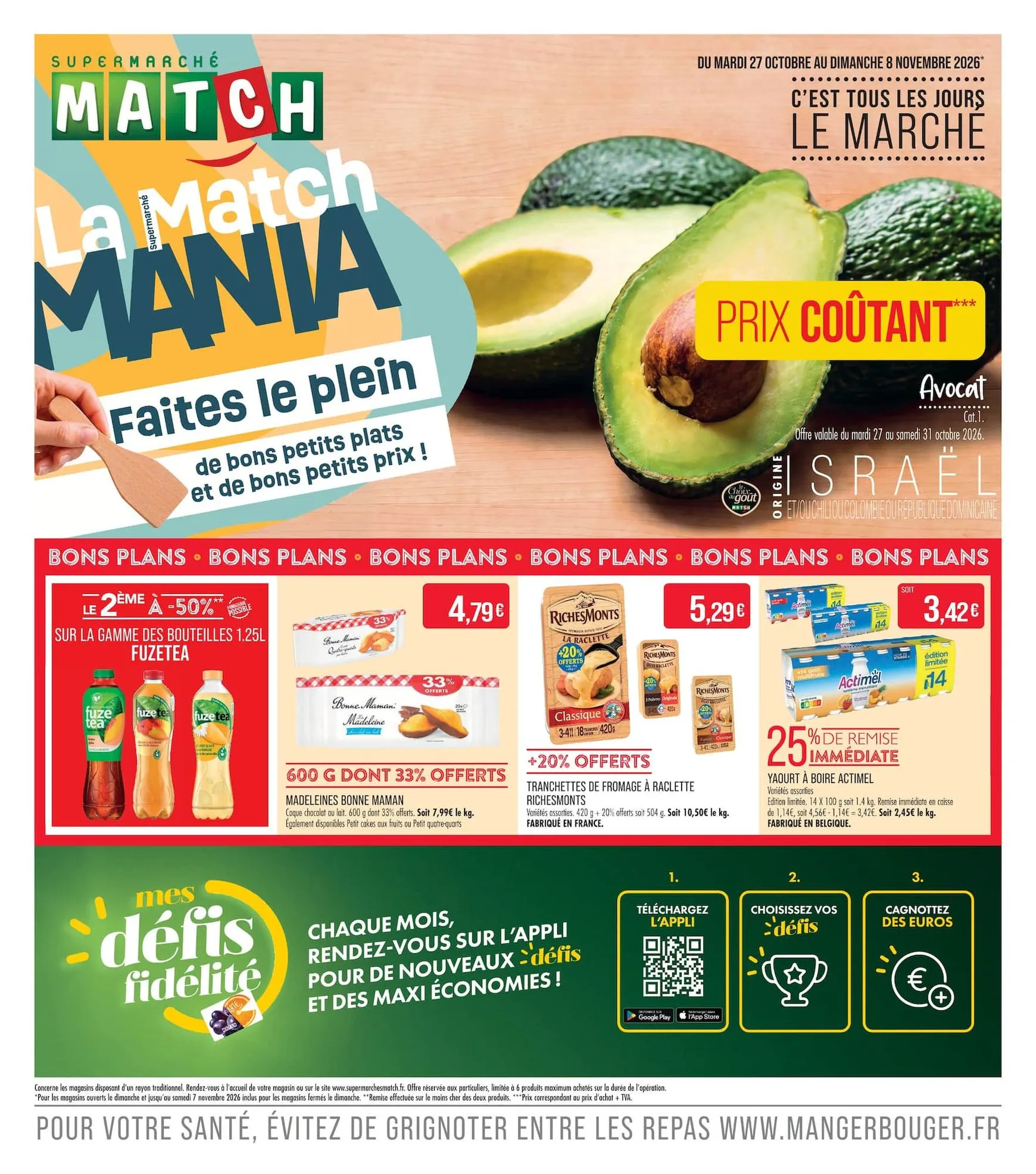 Prospectus Match - La Match Mania valide du du mardi 27/10/2026 au du dimanche 08/11/2026