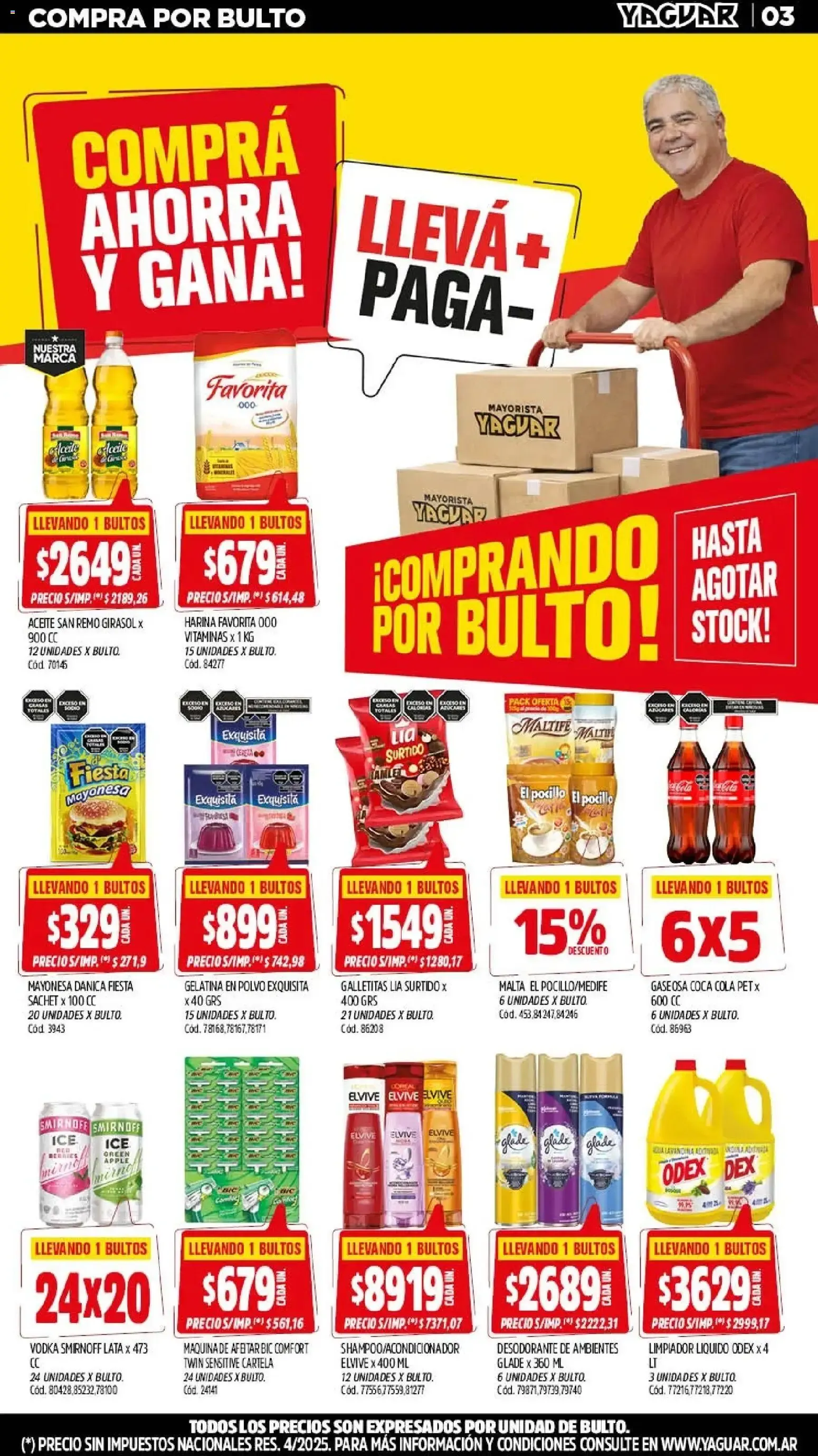 Ofertas de Mayorista Yaguar - Ofertas Salvajes 3 de agosto al 9 de agosto 2026 - Página 3 del catálogo