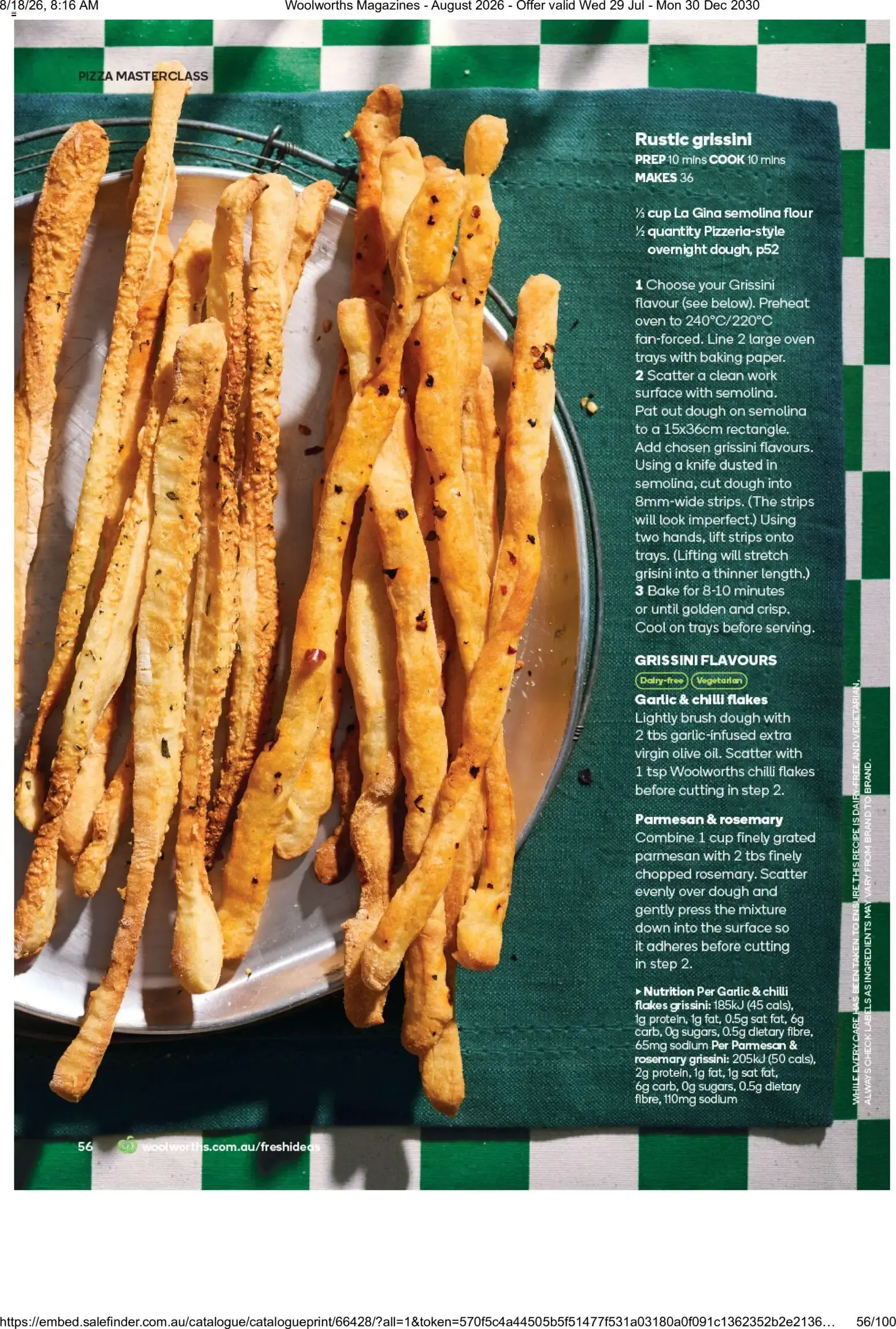 Woolworths Fresh Ideas - August 2026 - Catalogue valid from 29 July to 30 December 2030 - page 56