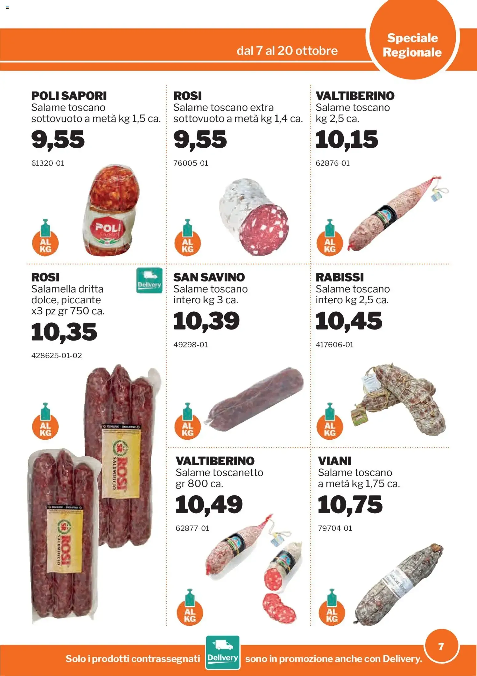 GrosMarket Toscana da 7 ottobre a 20 ottobre di 2026 - Pagina del volantino 7