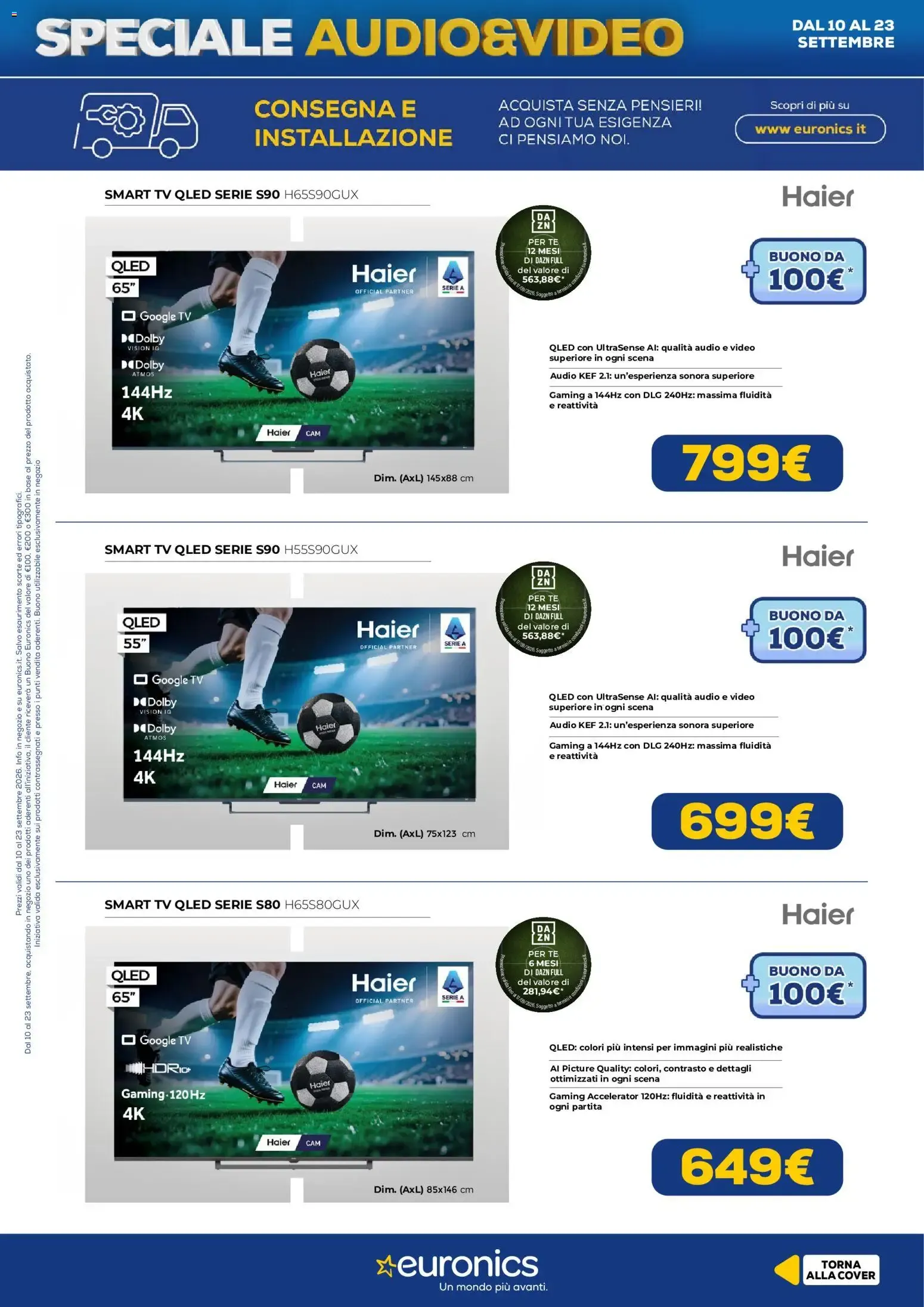 Nuovo Euronics volantino Audio Video dal 10/09/2026 > offerte anteprima 🛍️ da 10 settembre a 23 settembre di 2026 - Pagina del volantino 15