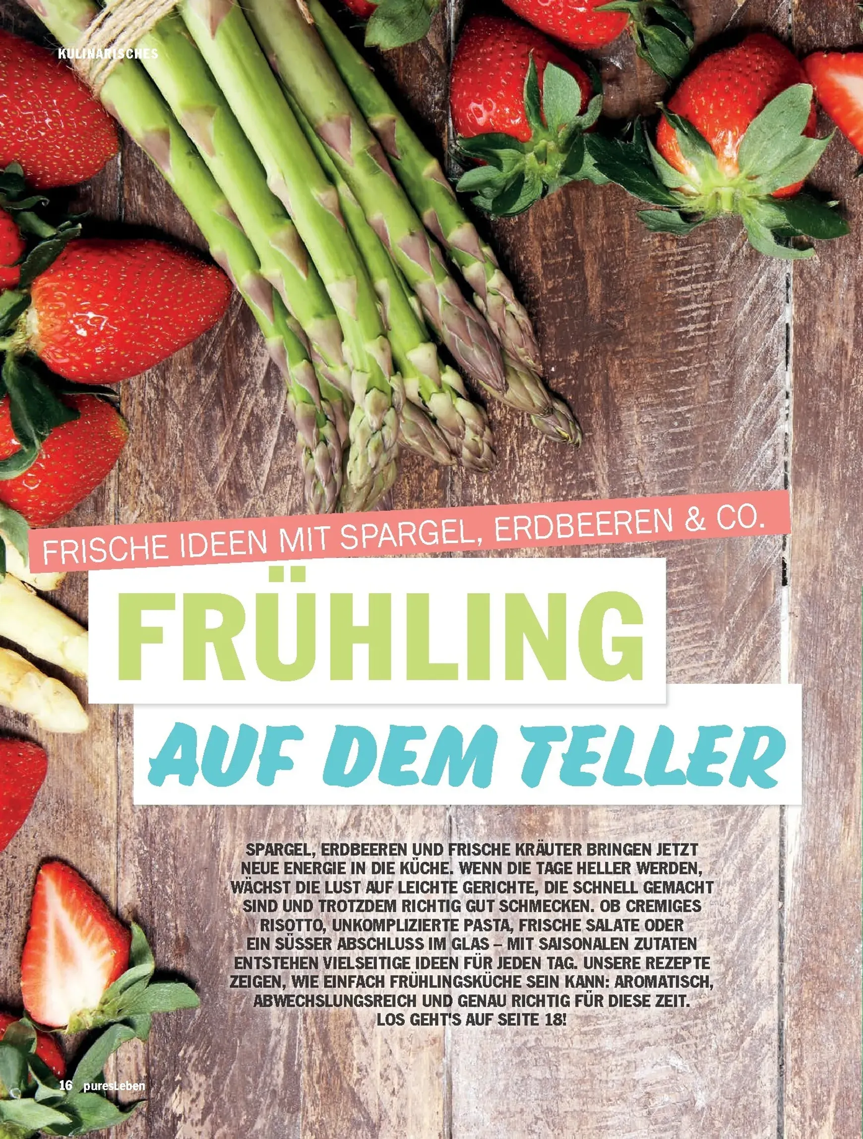 Pures Leben Magazine 02/2026 von 1. April bis 30. Juni 2026 - Prospekt seite 16