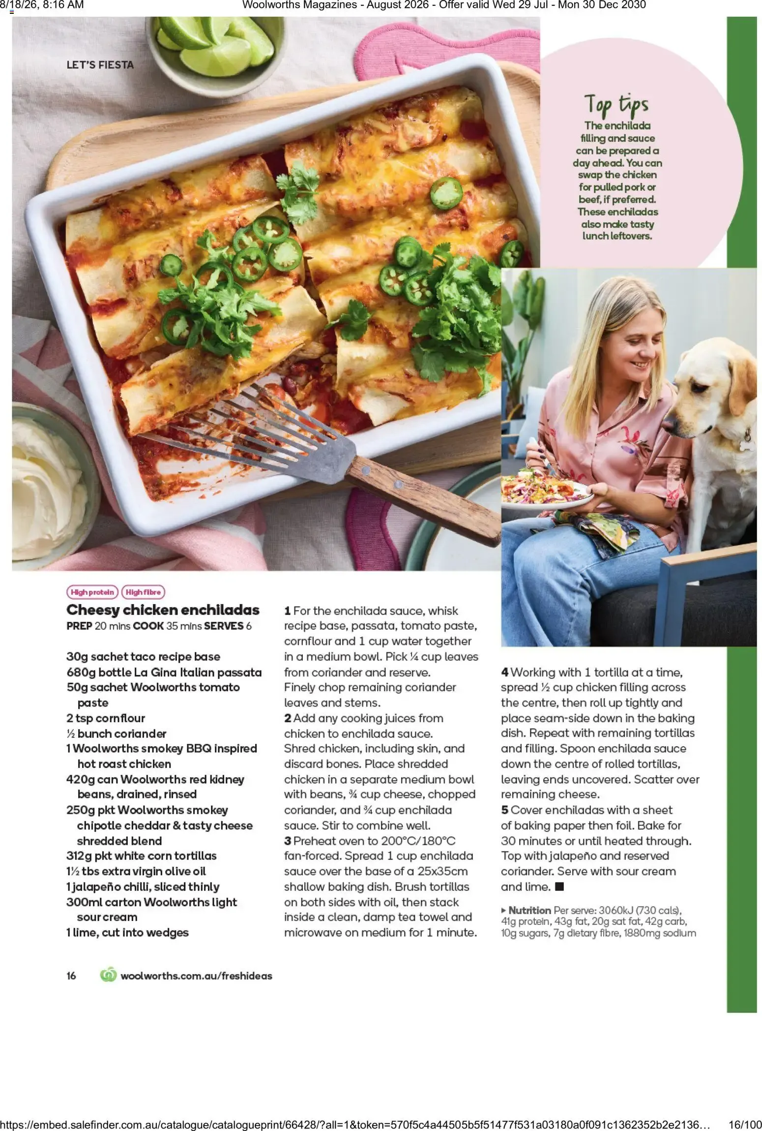 Woolworths Fresh Ideas - August 2026 - Catalogue valid from 29 July to 30 December 2030 - page 16