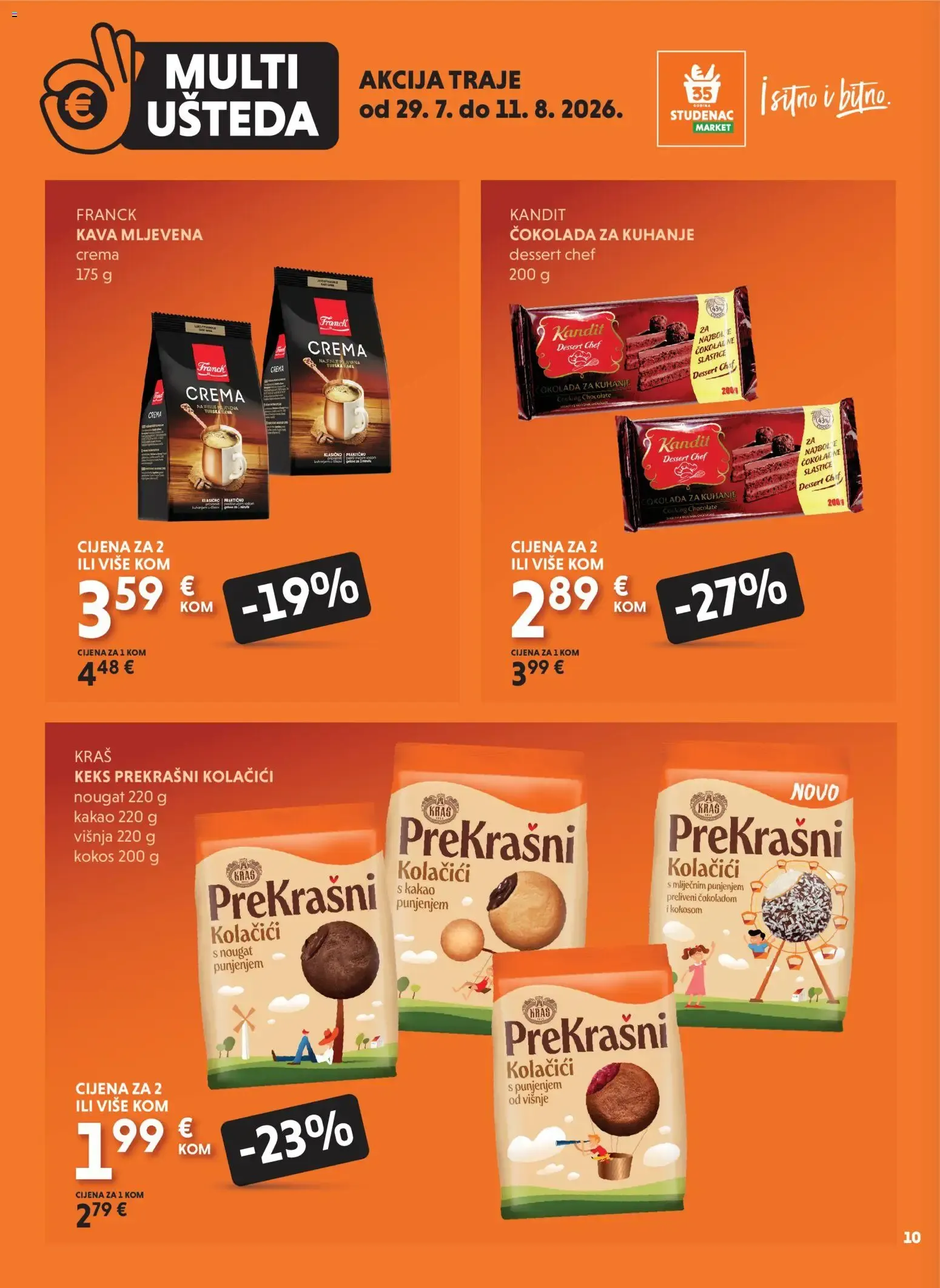 Katalog Multi Ušteda: Uzmi više, plati manje od 29. srpnja do 11. kolovoza 2026. - Pregled Stranica 10