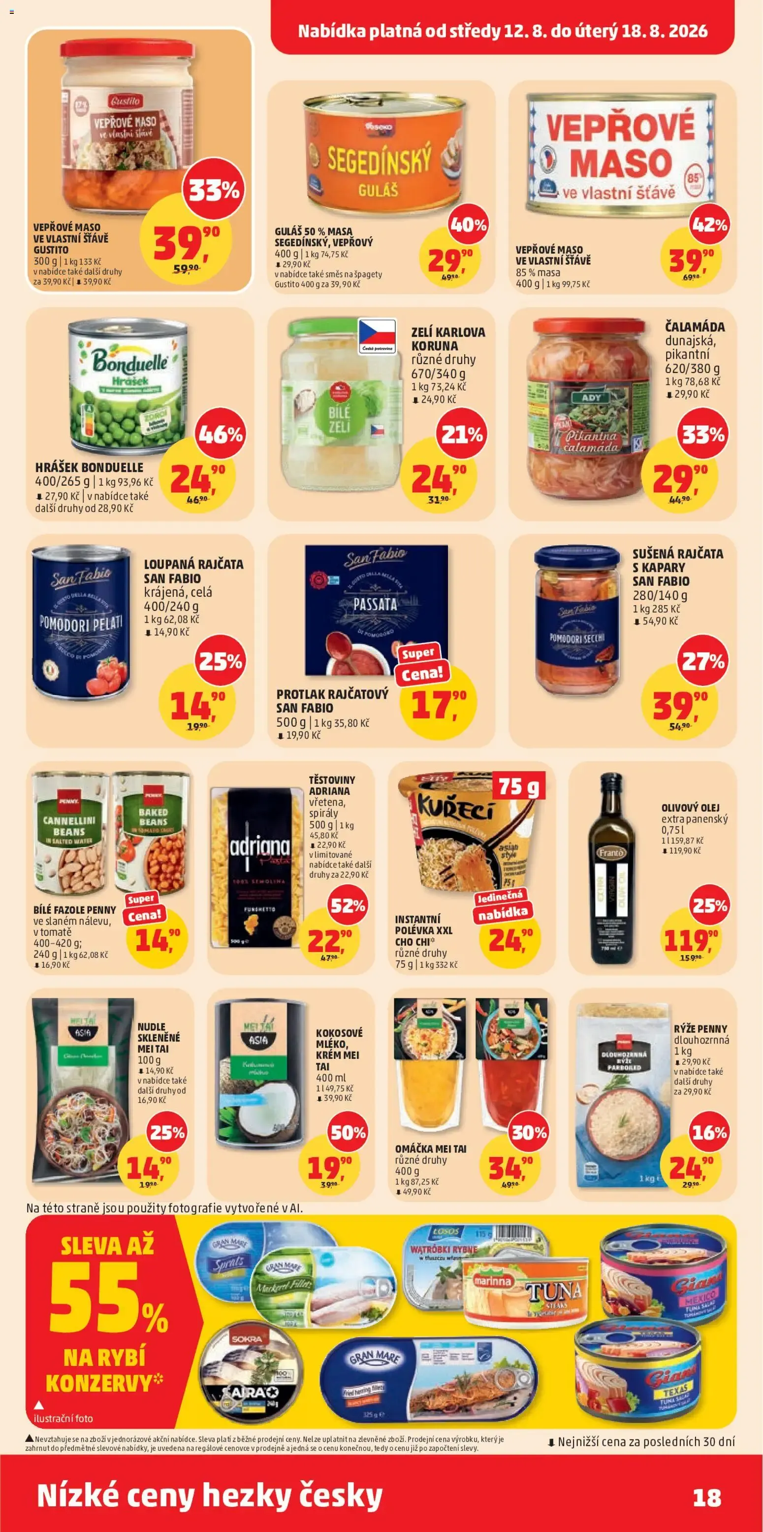 PENNY leták na příští týden (12.08.2026) - 12. srpna 18. srpna 2026 - Page 18