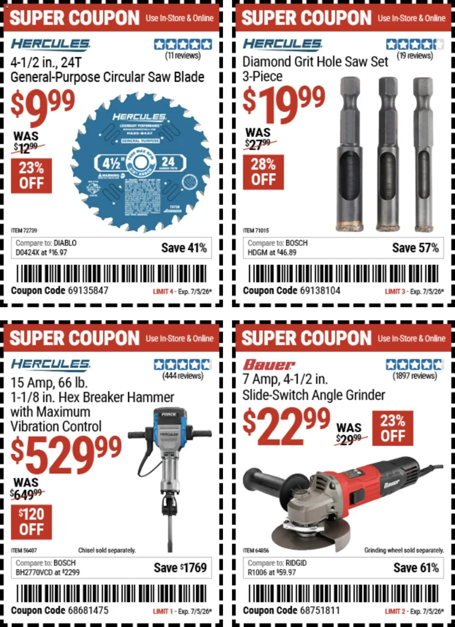 Weekly ad Harbor Freight Weekly Ad (06/22 - 07/05 2026) - Flyer from June 22 to July 5 2026 - Page 8