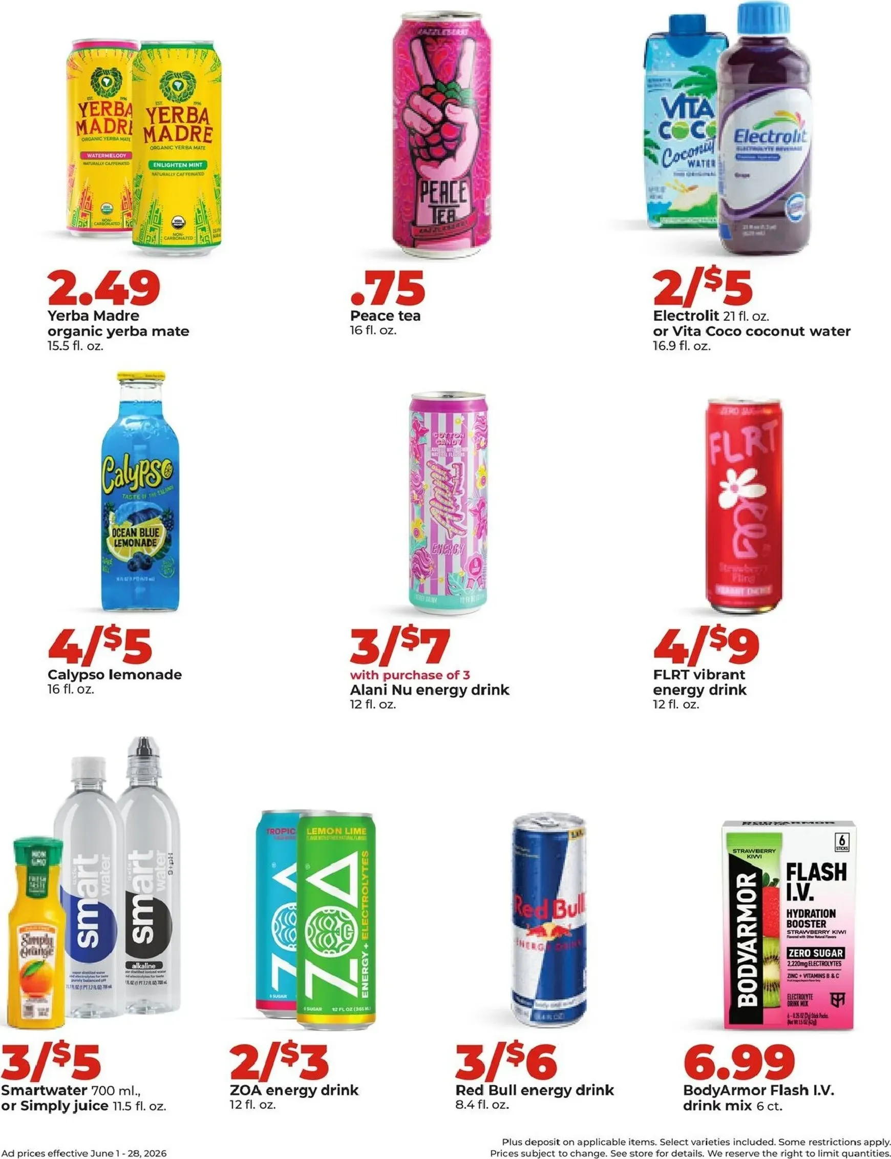 Weekly promotion Current Hy Vee - Deals Good All Month Long leaflet valid from Monday 06/01/2026 to Sunday 06/28/2026 spanning from June 1 to June 28 2026 - Page 14 for Catalogue 365