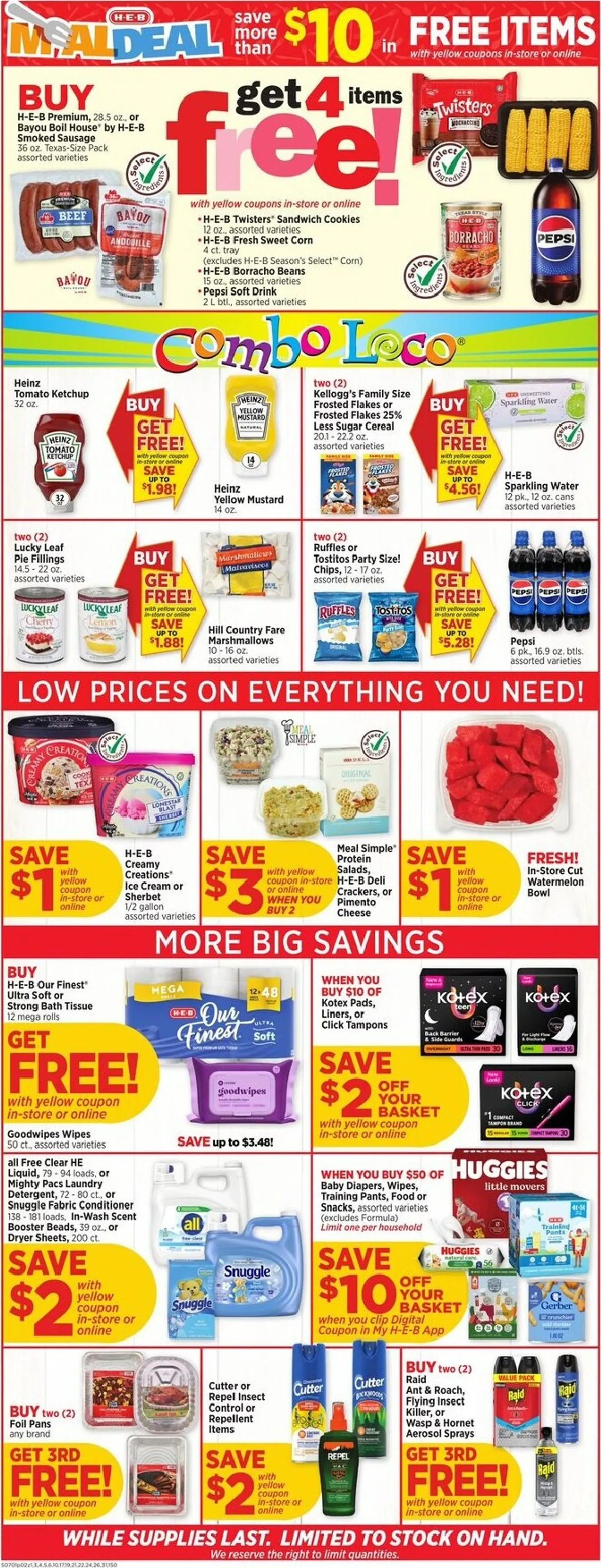 Weekly ad H-E-B This week's BIG SAVINGS from July 1 to July 7 2026 - Page 2