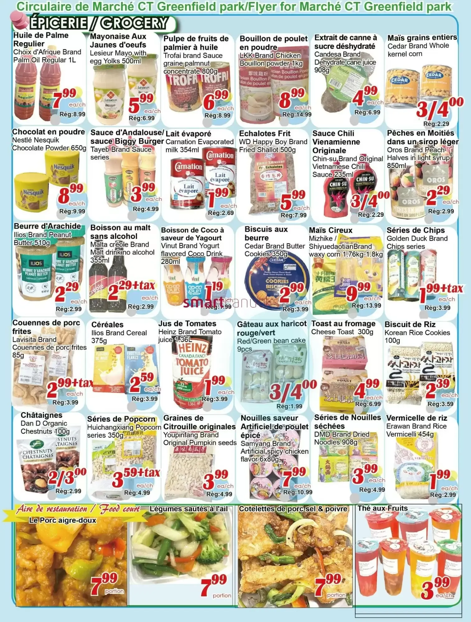 Marché Greenfield Park from August 20 to August 26 2026 - flyer page 2