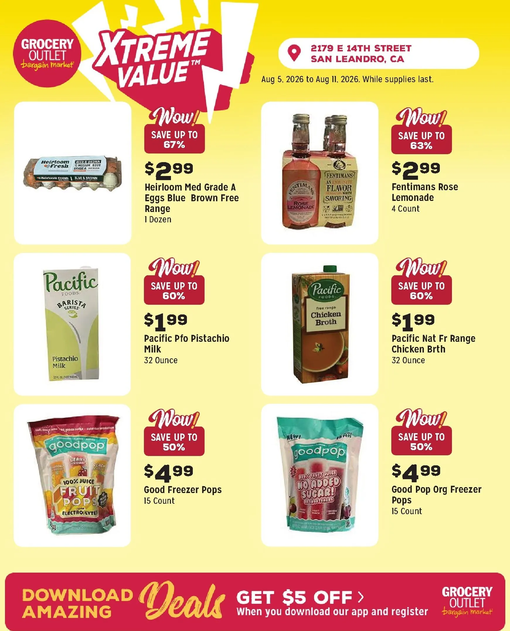 Weekly ad Current Grocery Outlet leaflet valid from Wednesday 08/05/2026 to Tuesday 08/11/2026 from August 5 to August 11 2026 - Page 7