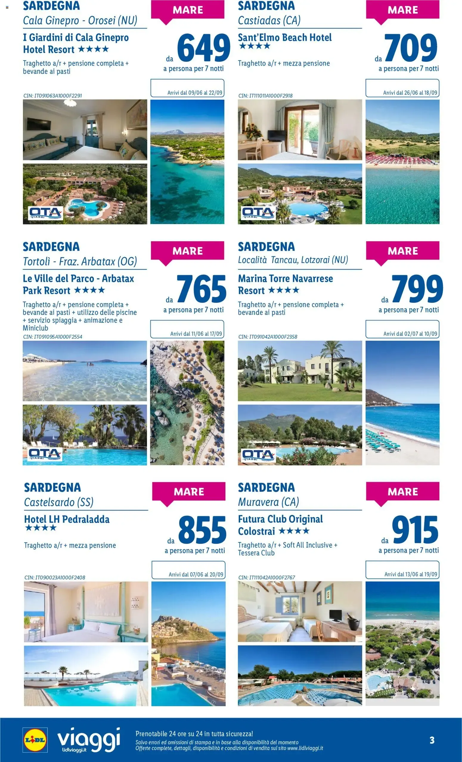 Lidl Viaggi - Sardegna da 1 giugno a 30 giugno di 2026 - Pagina del volantino 3