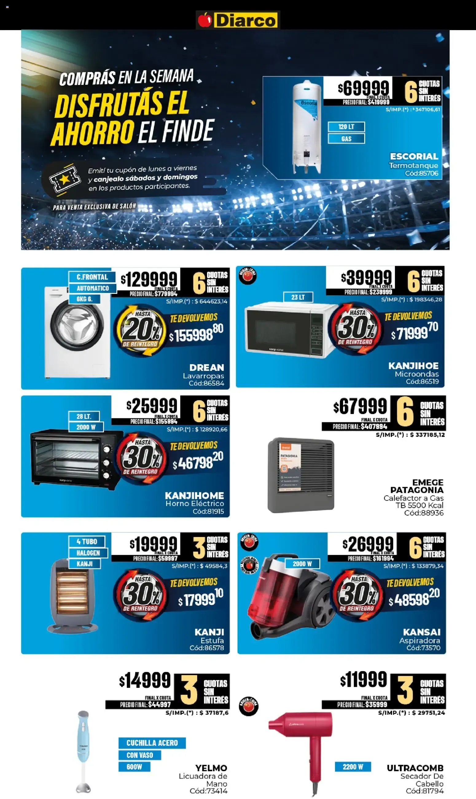 Ofertas de Diarco Ahorros Mundiales 15 de junio al 19 de junio 2026 - Página 18 del catálogo