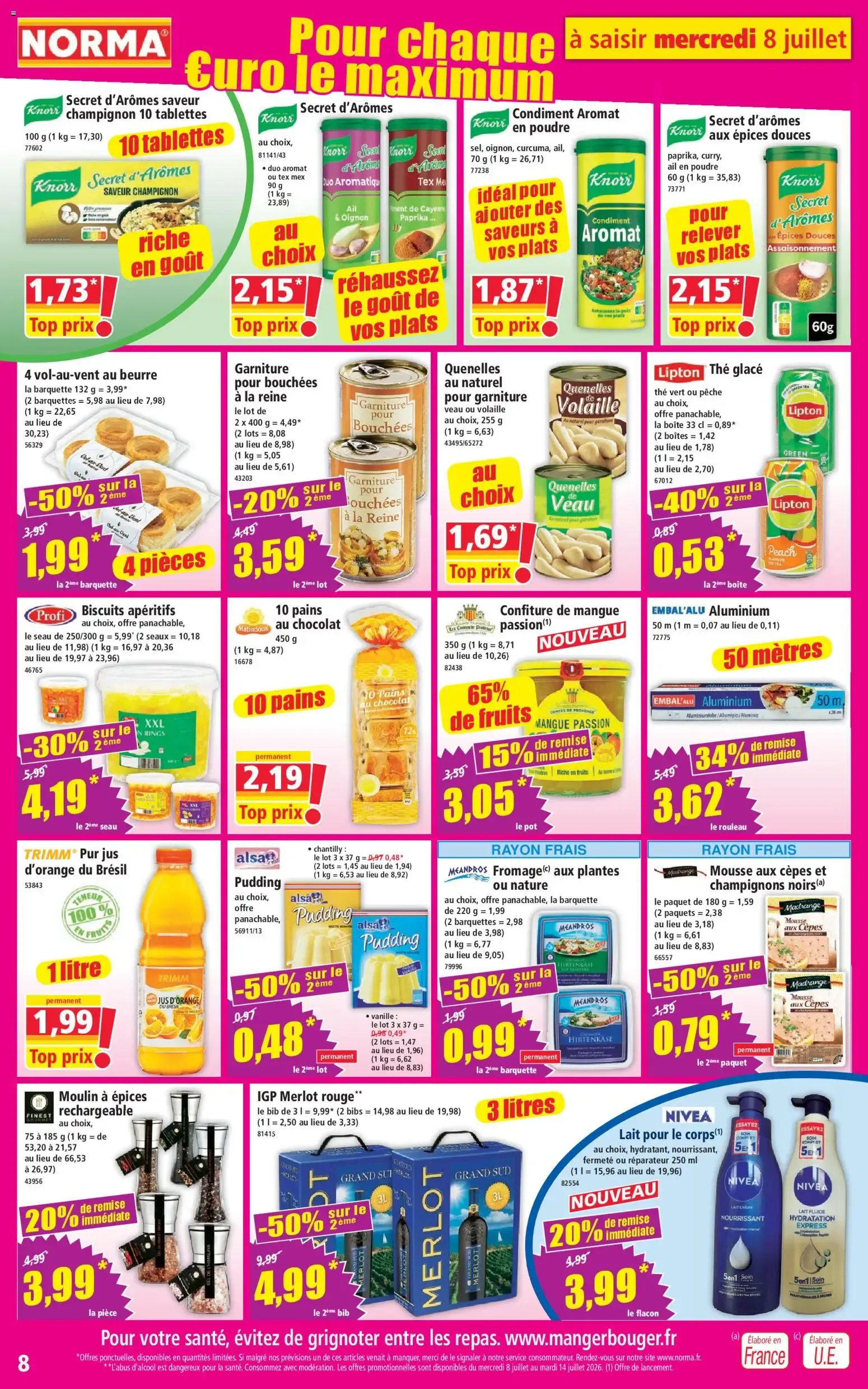 NORMA Votre Discounter Régional du 8 juillet au 14 juillet 2026 - Catalogue page 7