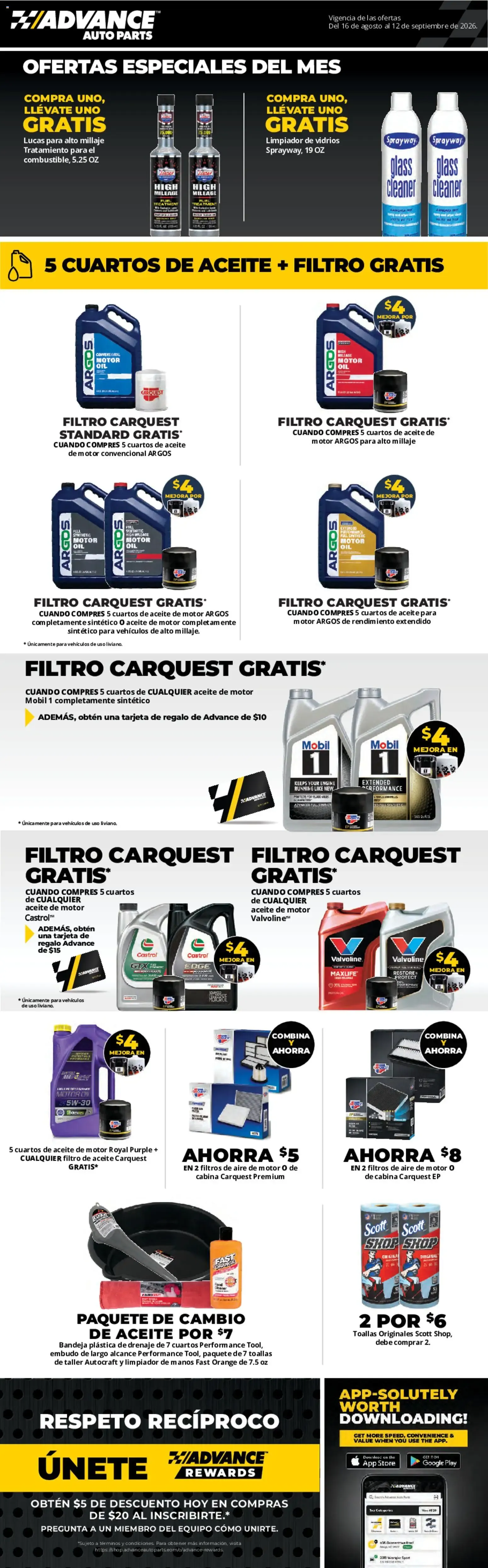 Advance Auto Parts Weekly Ad from 08/16/2026 - Flyer