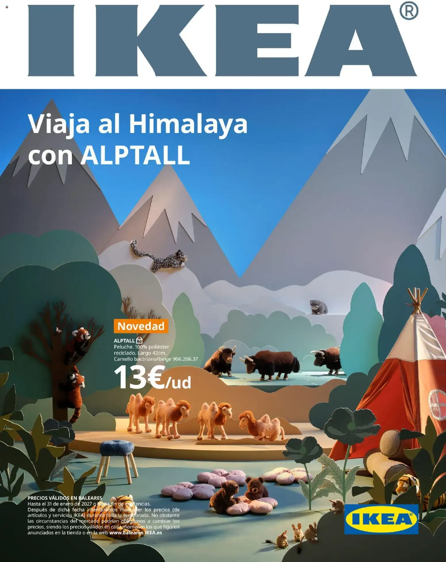 Catálogo de IKEA Viaja al Himalaya con ALPTALL 6 de octubre al 31 de enero 2027 - Página 1