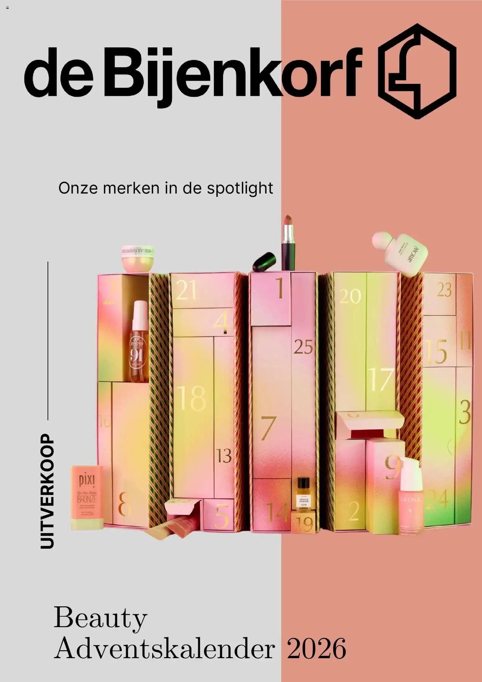 De Bijenkorf Beauty Adventskalender 2026 van 4 september tot 4 oktober 2026 - Folder pagina 1