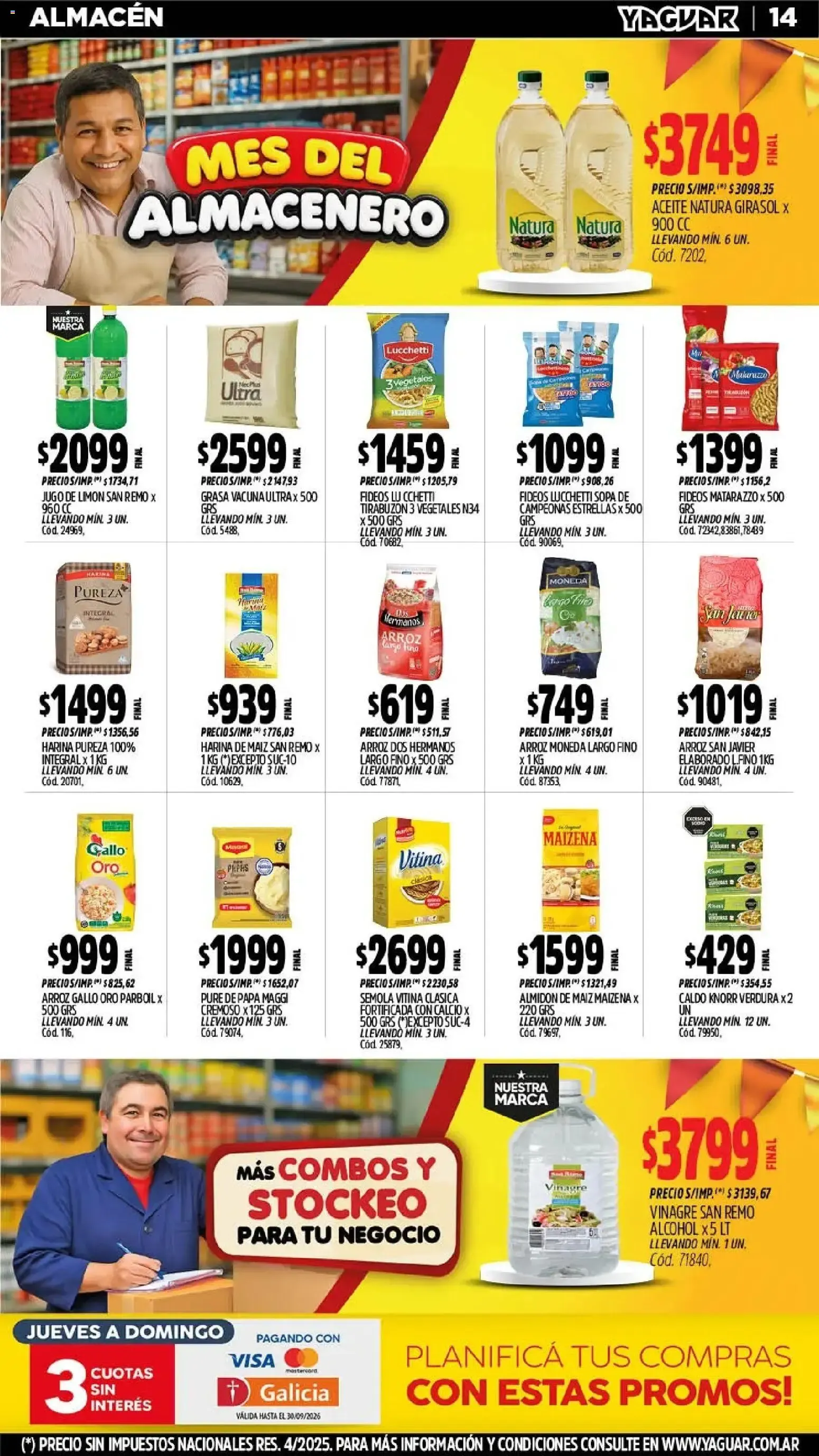 Ofertas de Yaguar - Oferta Semanal Santa Fé del 21/09/2026 - 27/09/2026 21 de septiembre al 27 de septiembre 2026 - Página 15 del catálogo