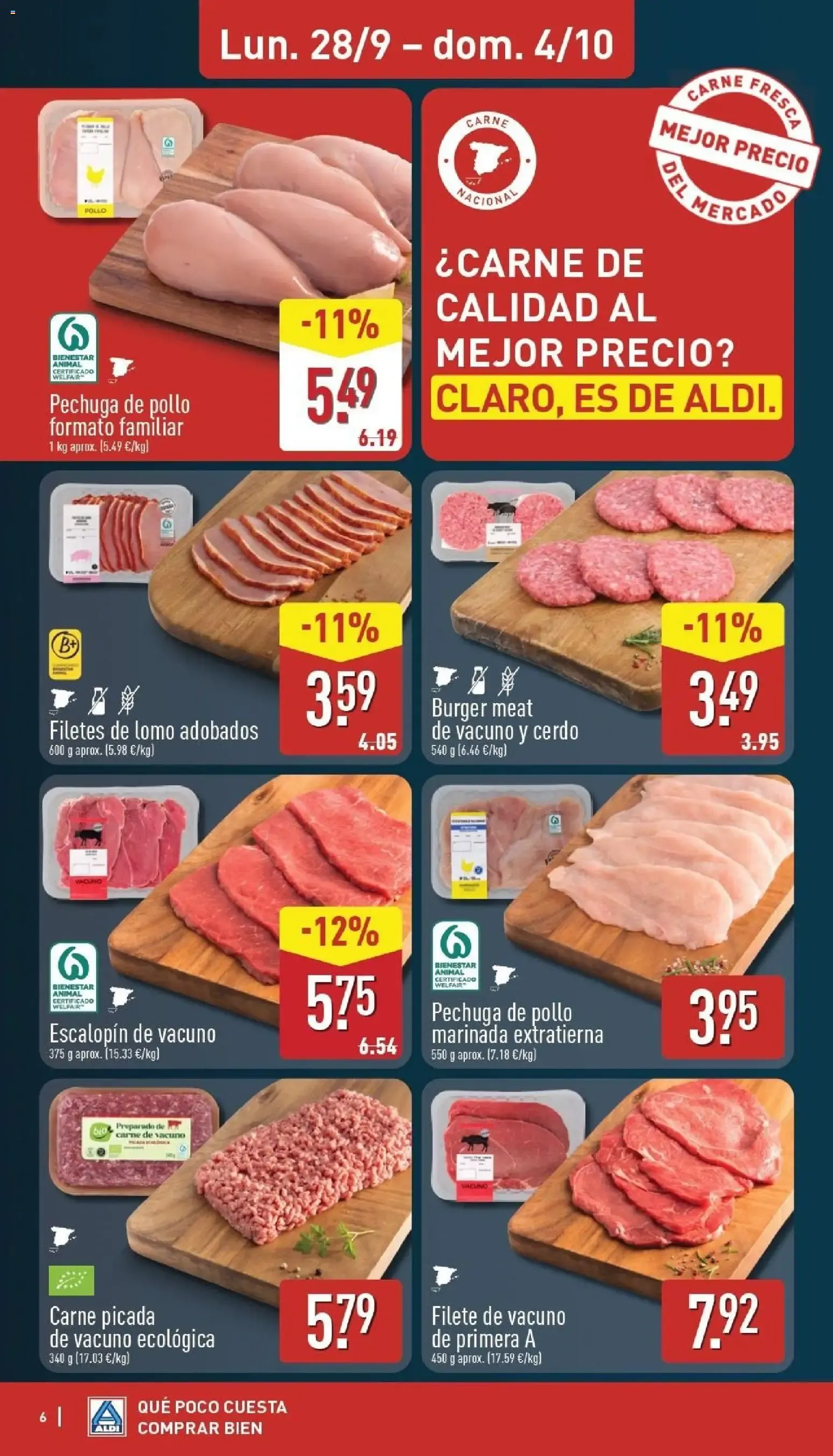 Catálogo de Aldi folleto Península del 28/09/2026 | Catálogo 28 de septiembre al 4 de octubre 2026 - Página 6