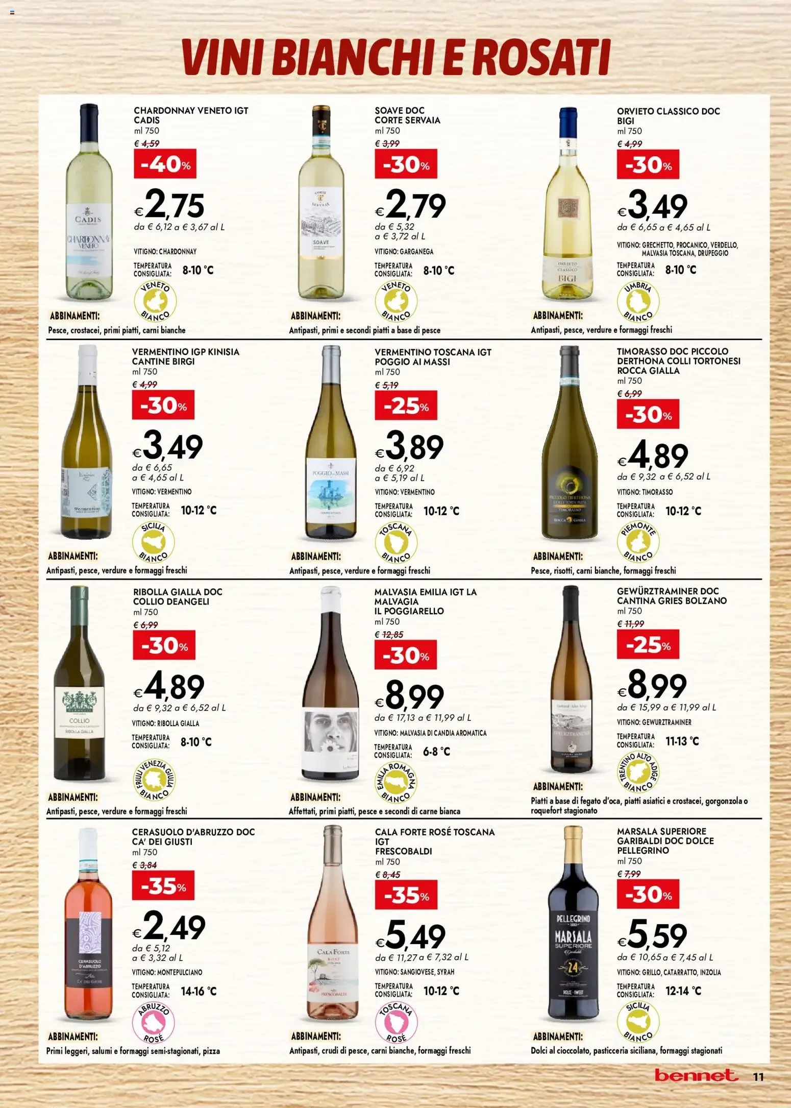 Nuovo bennet volantino Sapori D´Italia dal 15/10/2026 > offerte anteprima 🛍️ da 15 ottobre a 28 ottobre di 2026 - Pagina del volantino 11
