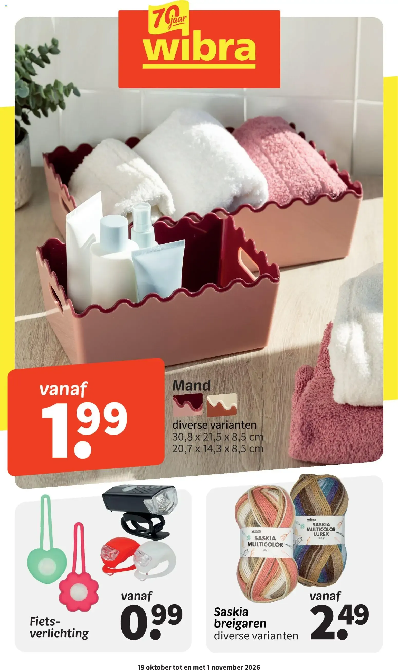 Wibra folder vanaf 19-10-2026 || NIEUWE