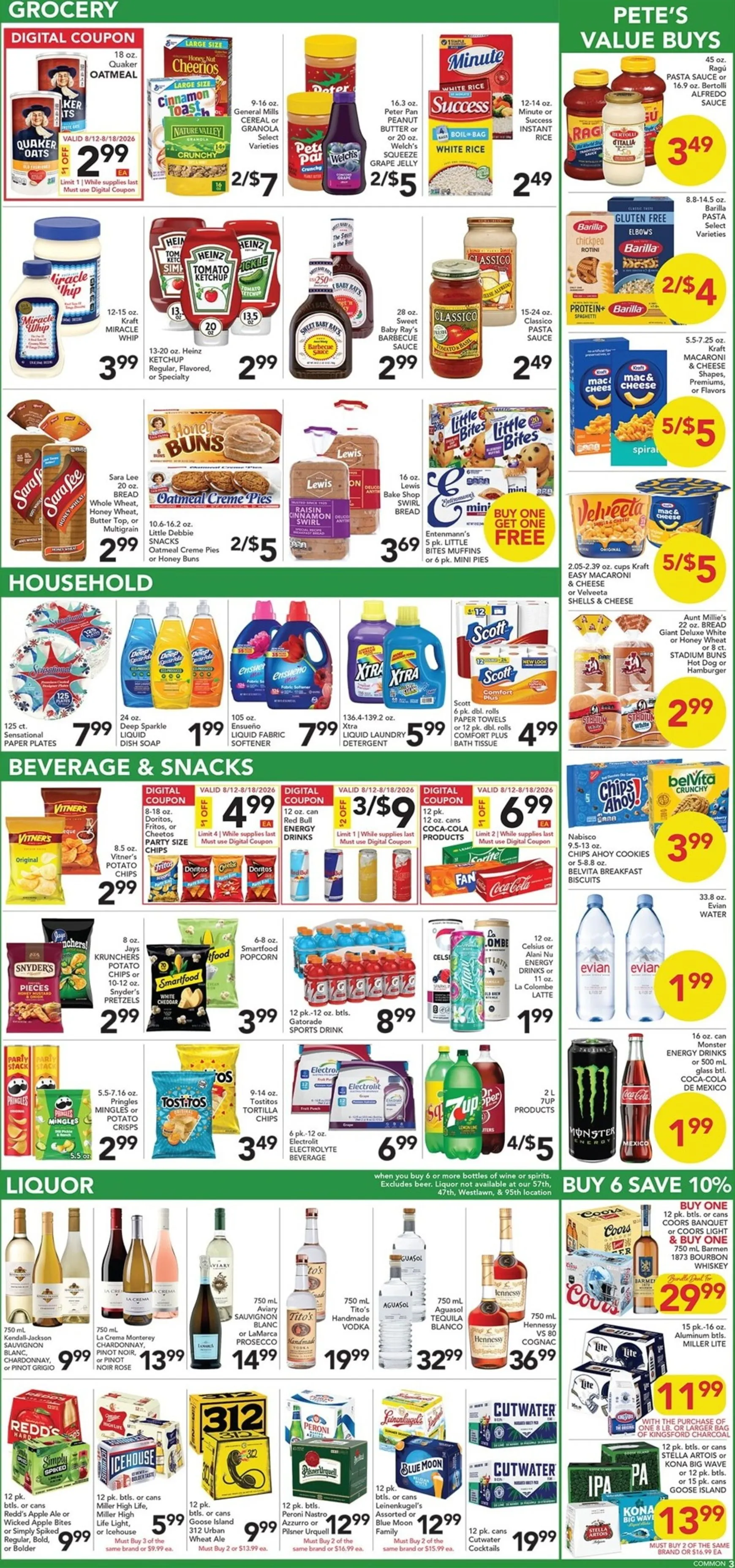 Weekly ad Current Pete's Fresh Market - Oakbrook Terrace leaflet valid from Wednesday 08/12/2026 to Tuesday 08/18/2026 from August 12 to August 18 2026 - Page 3