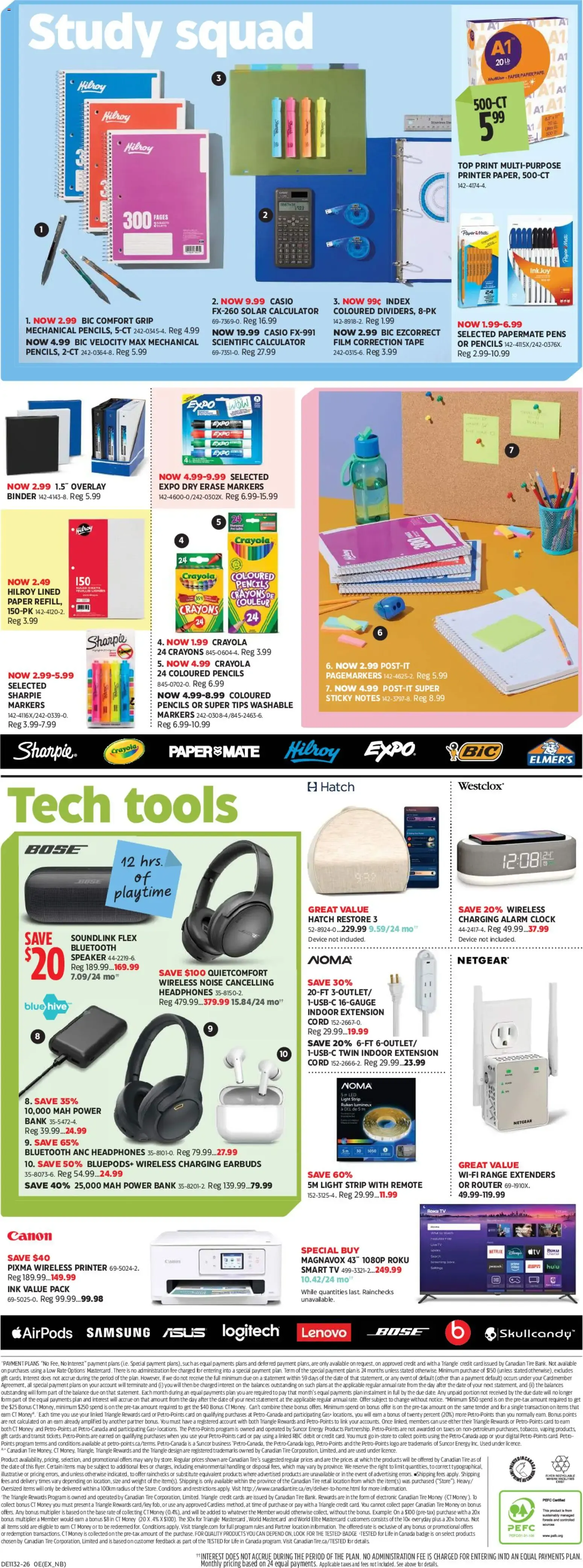 Canadian Tire flyer - Back To Class from Aug 6, 2026 > weekly specials & deals from August 6 to August 26 2026 - flyer page 15