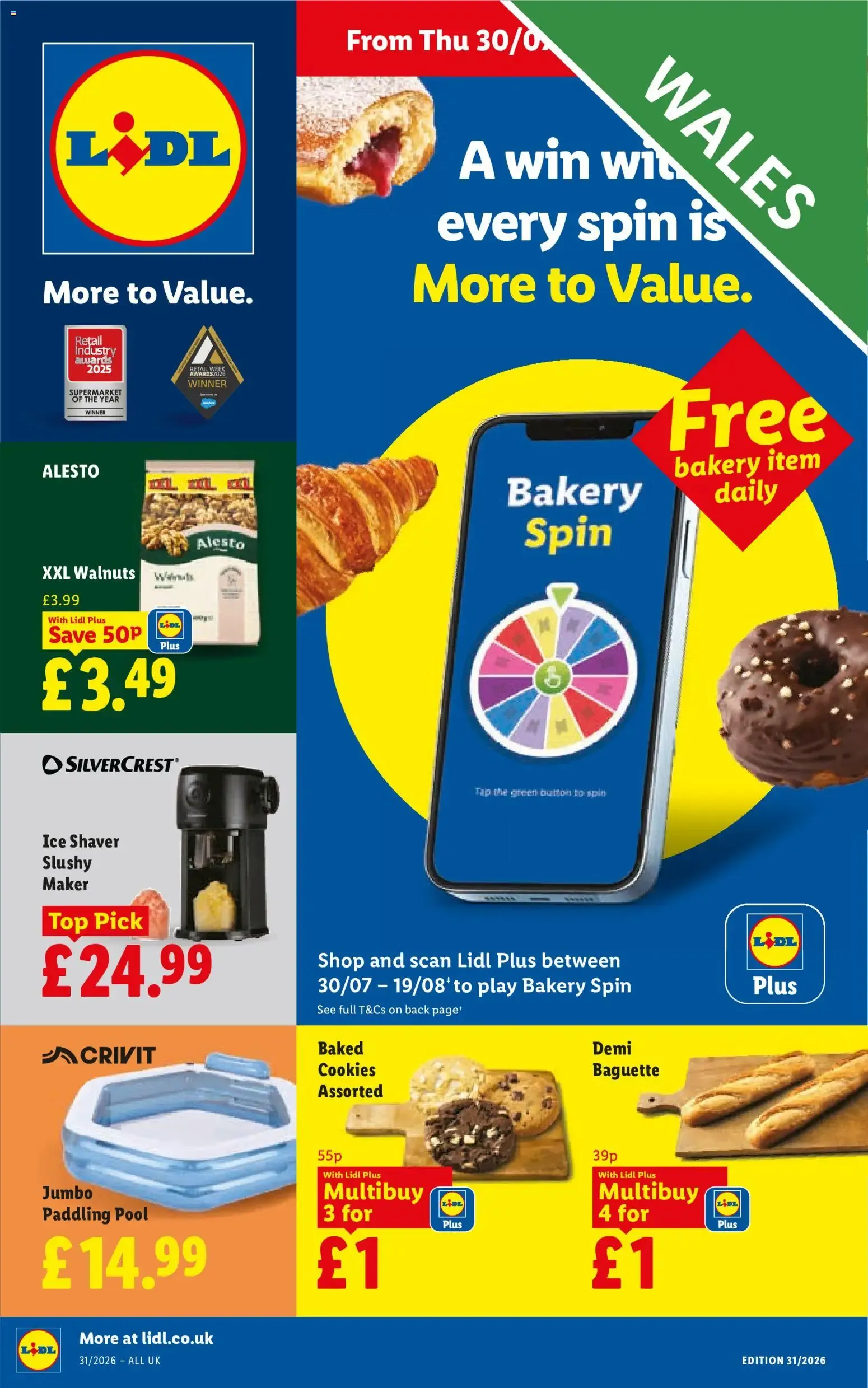 Weekly offers Wales (30/07/2026 - 05/08/2026) - Offers Online from 30 July to 19 August 2026 - Catalogue Page 1