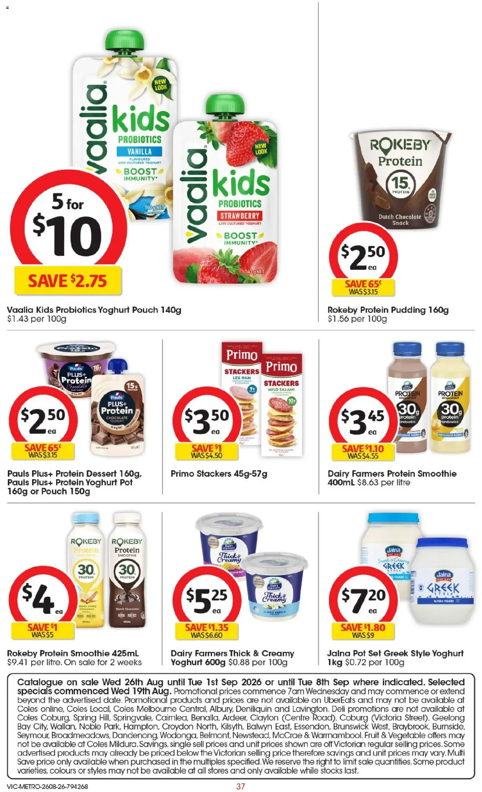 Coles Catalogue Contents - Catalogue valid from 26 August to 1 September 2026 - page 38