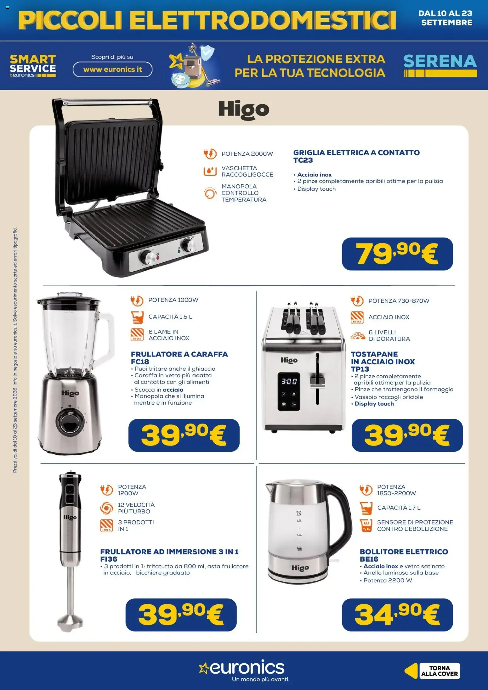 Nuovo Euronics volantino Piccoli Elettrodomestici dal 10/09/2026 > offerte anteprima 🛍️ da 10 settembre a 23 settembre di 2026 - Pagina del volantino 24
